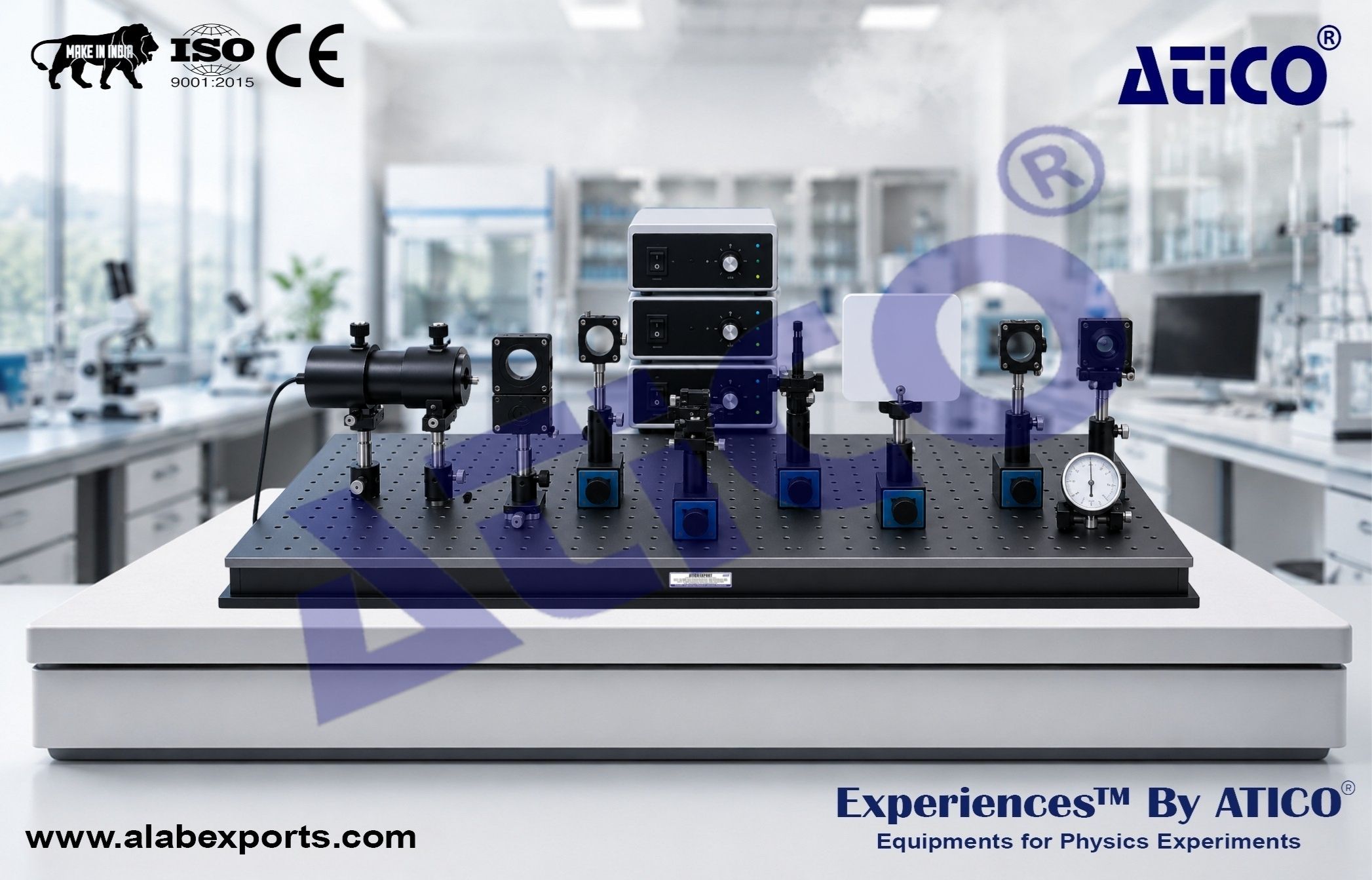 Combined Interference Physics Lab Experiment System