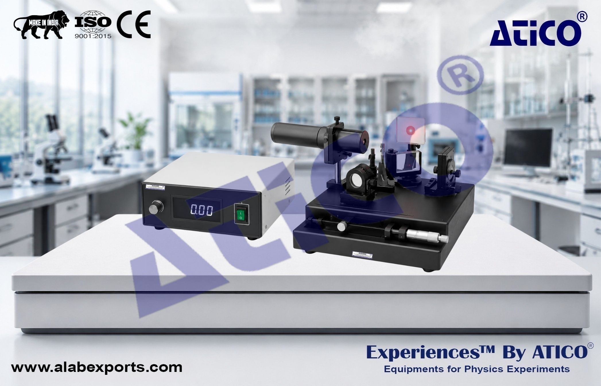 Piezoelectric Ceramic Characteristics Physics Lab Experiments Setup