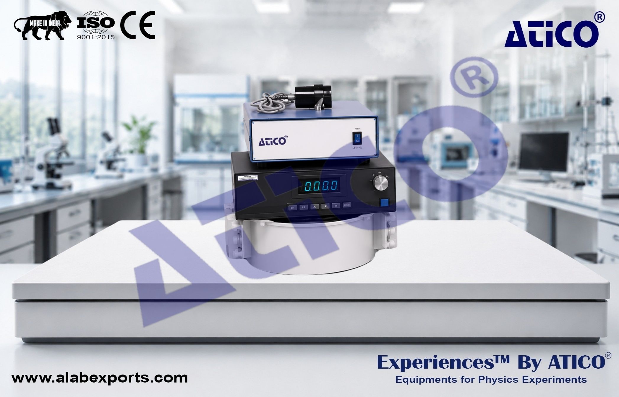 Optical Communication Physics Lab Experiment Setup by ATICO EXPORT