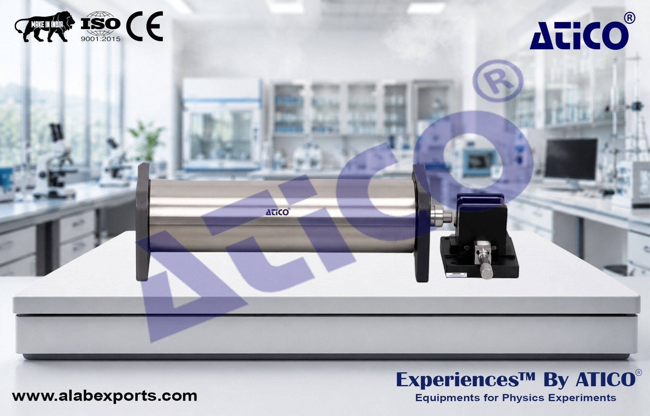 Intelligent linear expansion coefficient Physics Lab Experiment Setup by ATICO EXPORT