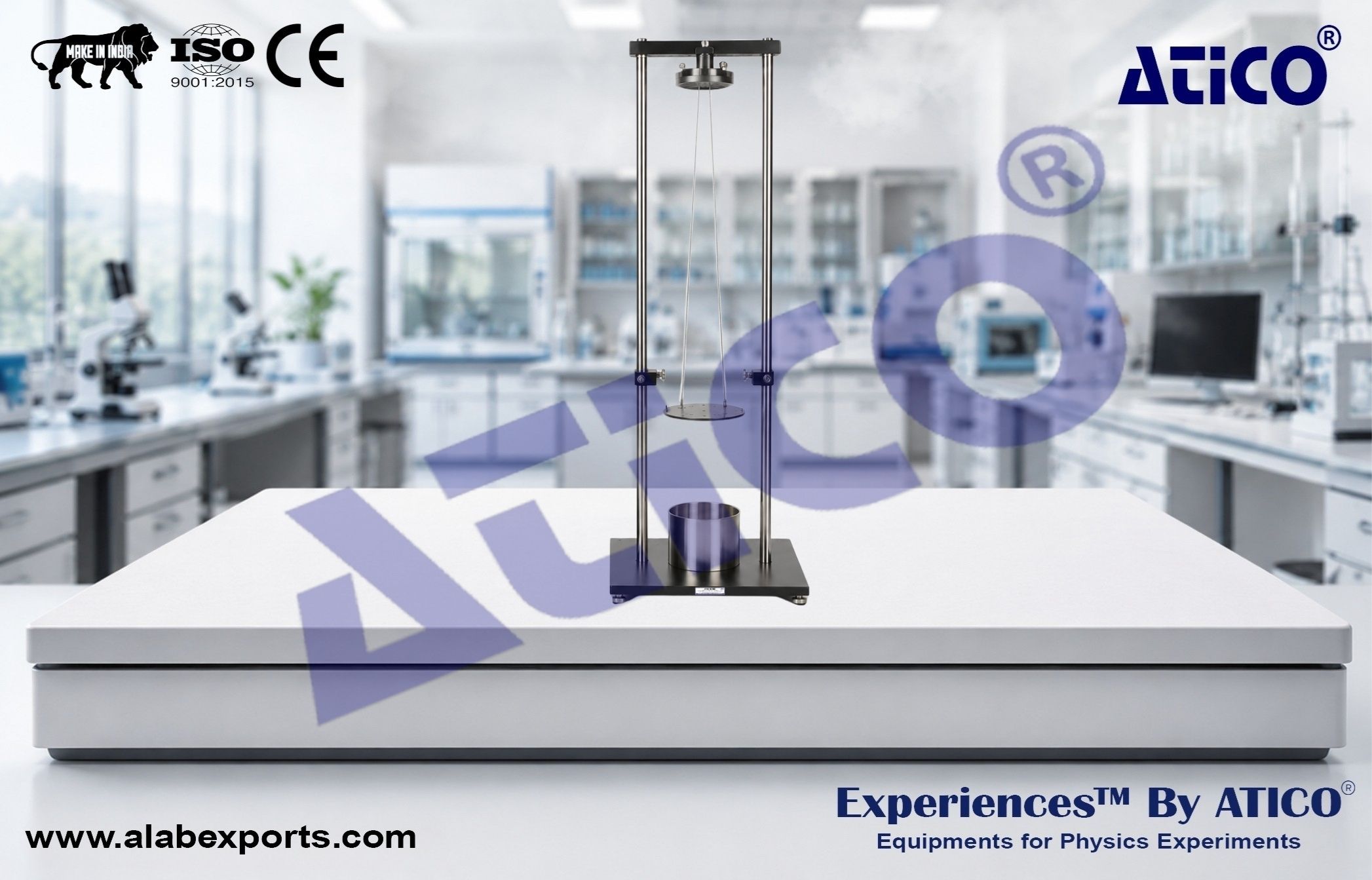 Free fall experiment instrument Physics Lab Experiment Setup by ATICO EXPORT