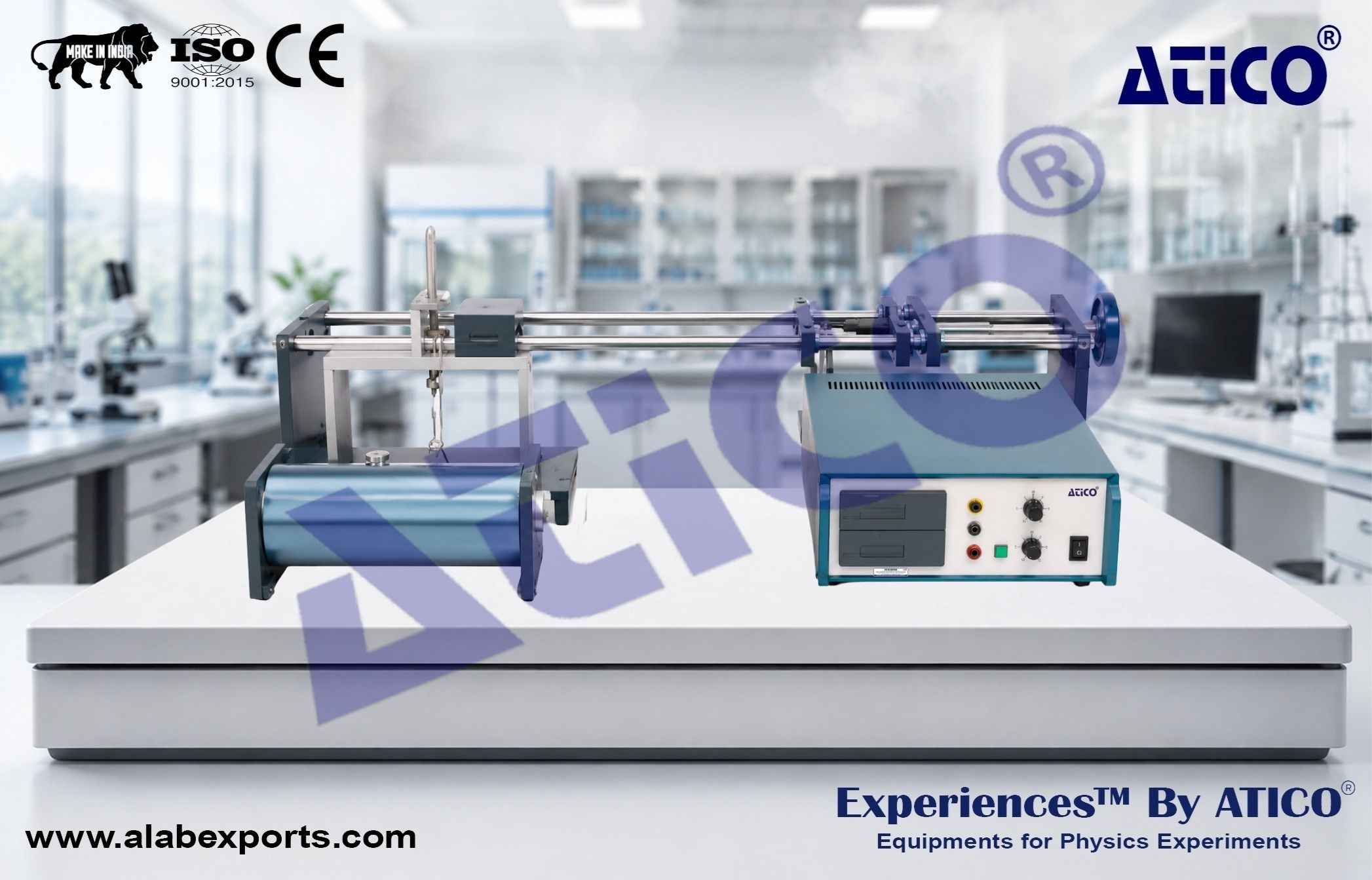 Position sensor characteristic Physics Lab Experiment Setup
