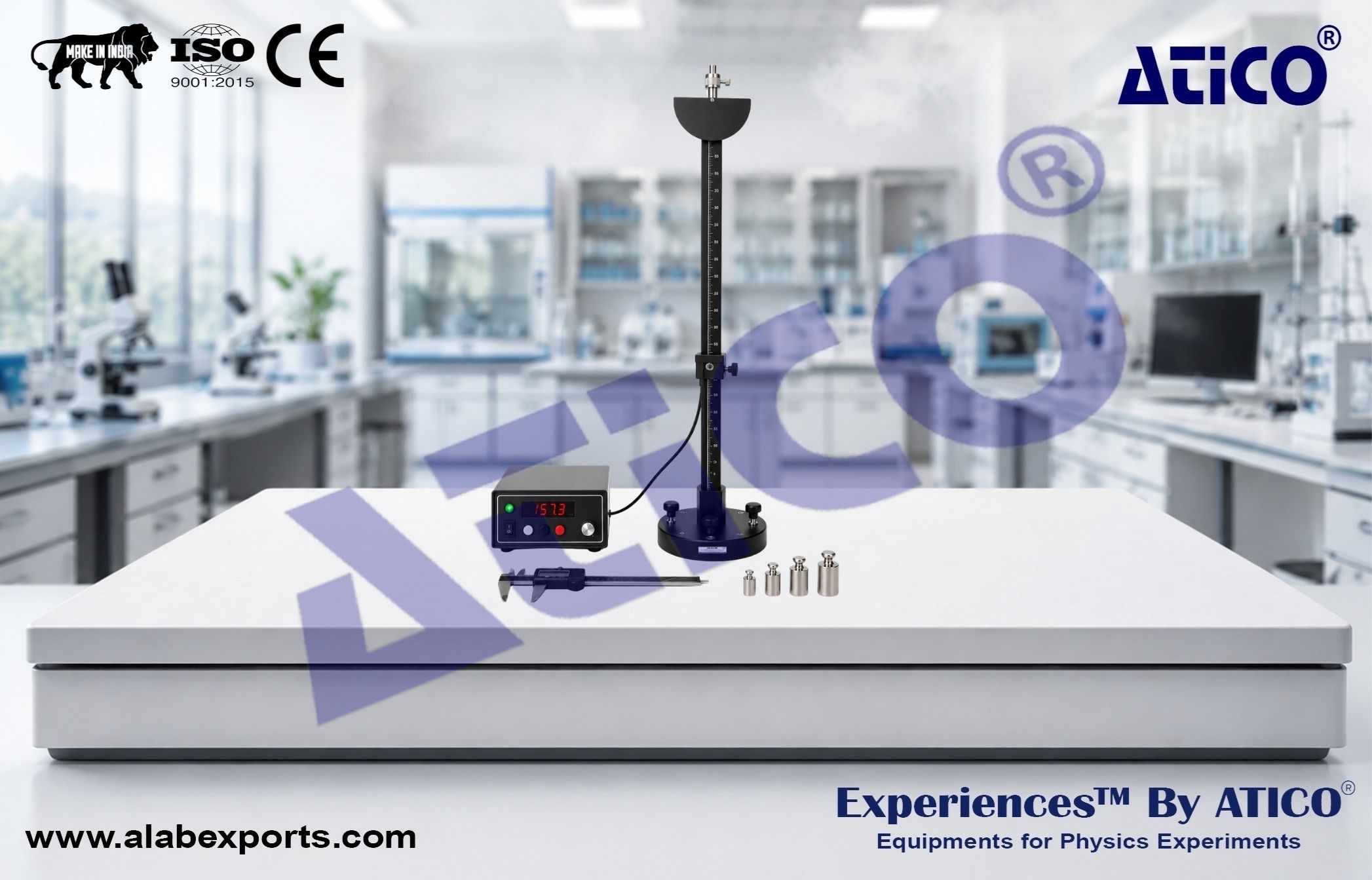 Simple Pendulum with Electric Timer for Mechanics Physics Lab