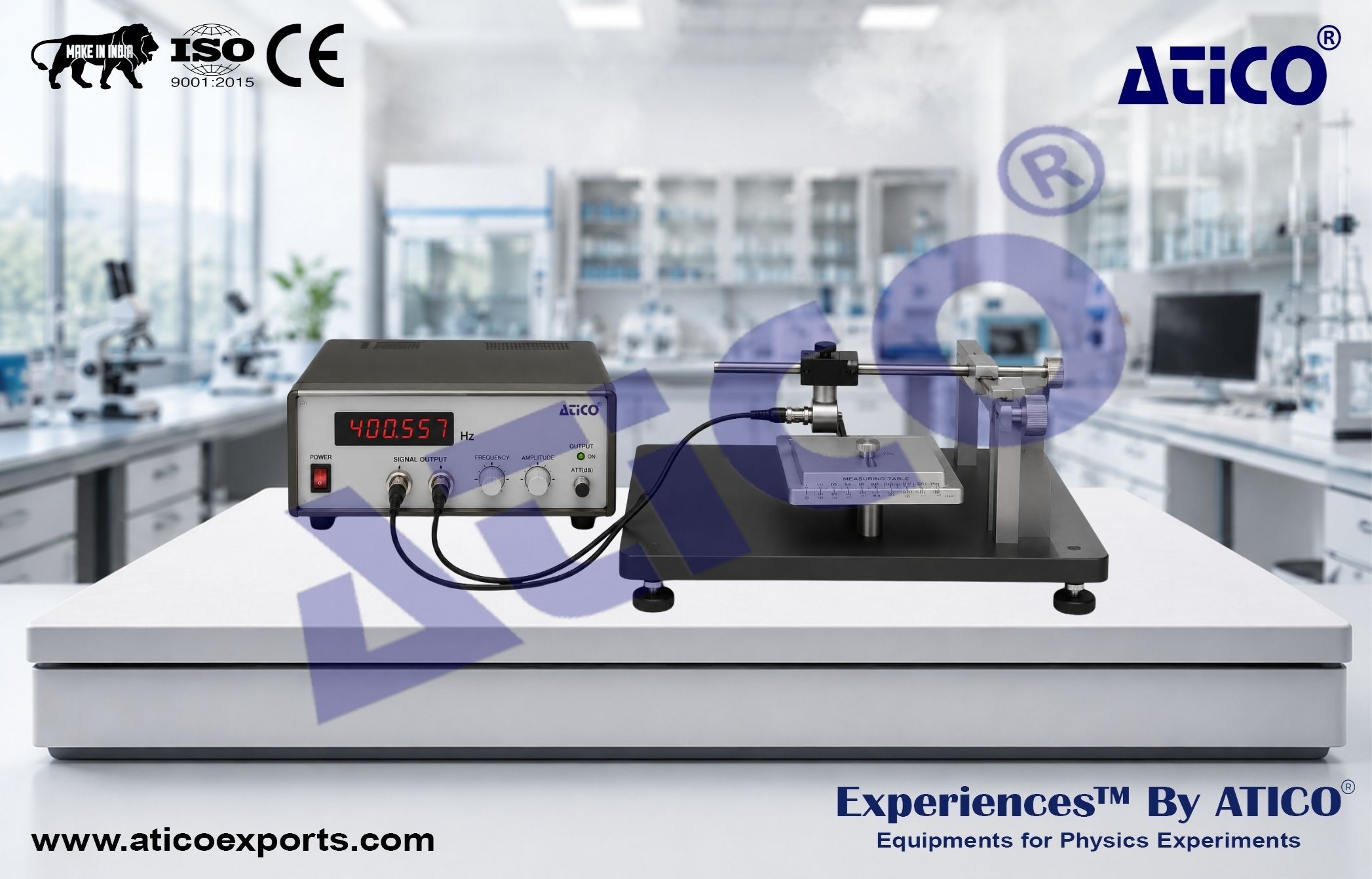 Interference, Diffraction and Speed Measurement of Sound Wave for Mechanics Physics Lab