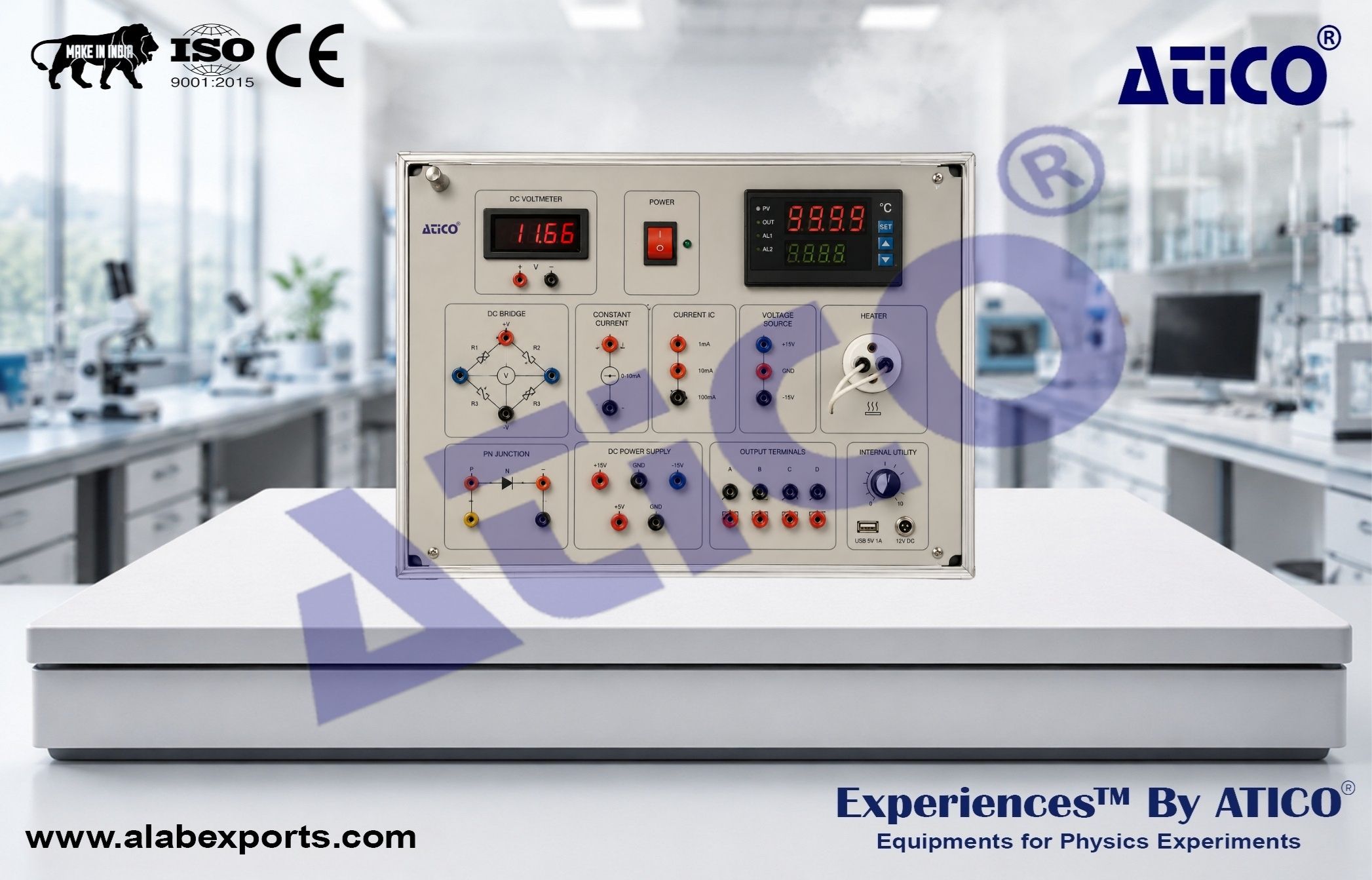 Temperature Properties of Various Temperature Sensors for Heat Physics Lab