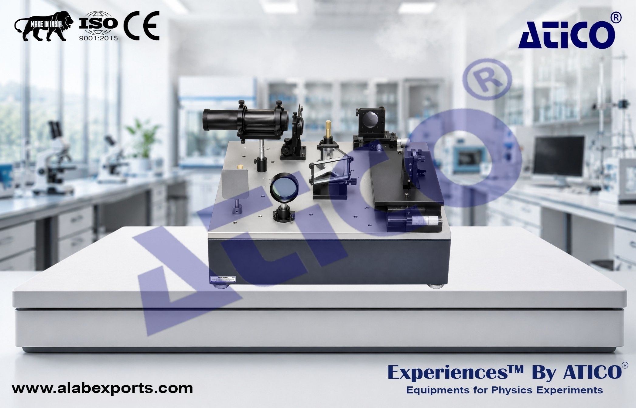 Michelson Interferometer Optics Educational Kits