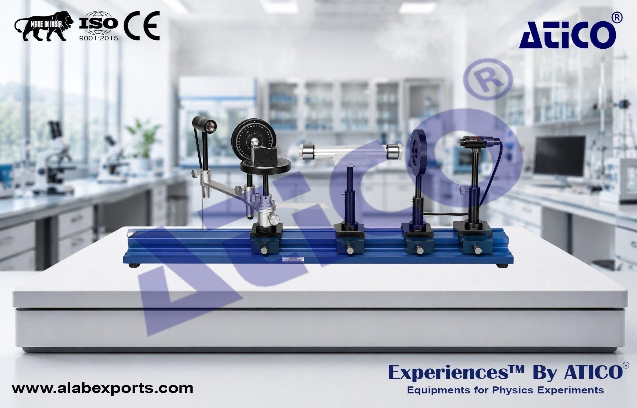 Experimental System for Polarized Light Enhanced Model Optics Educational Kits