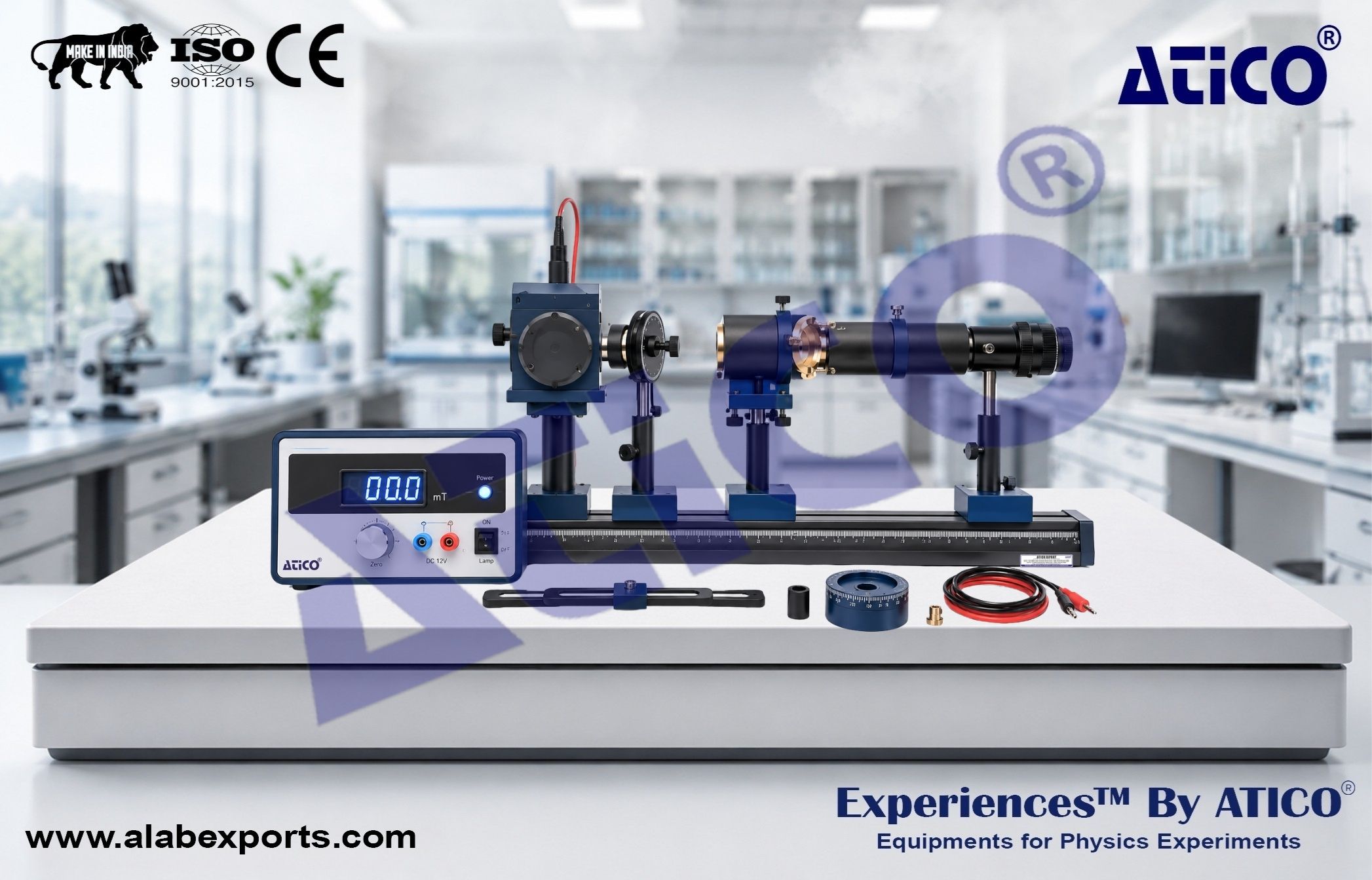 Zeeman Effect Apparatus with Permanent Magnet for Advanced Physics Lab