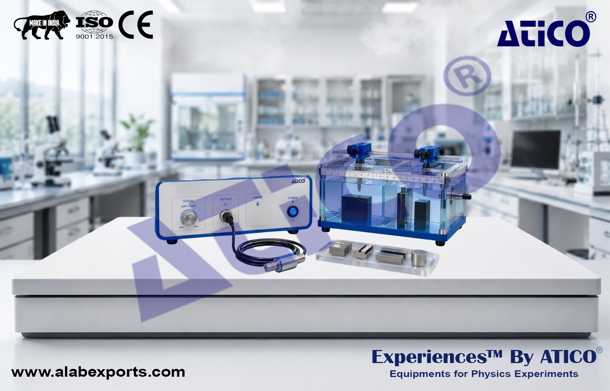 Apparatus of A-Scan Ultrasound & Applications for Advanced Physics Lab