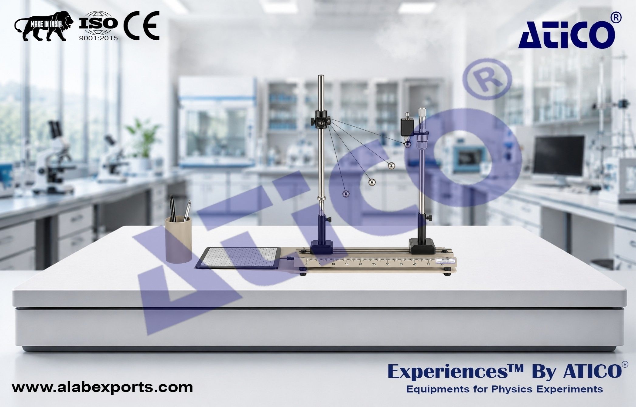 Apparatus of Collision and Projectile Motion Lab Experiments