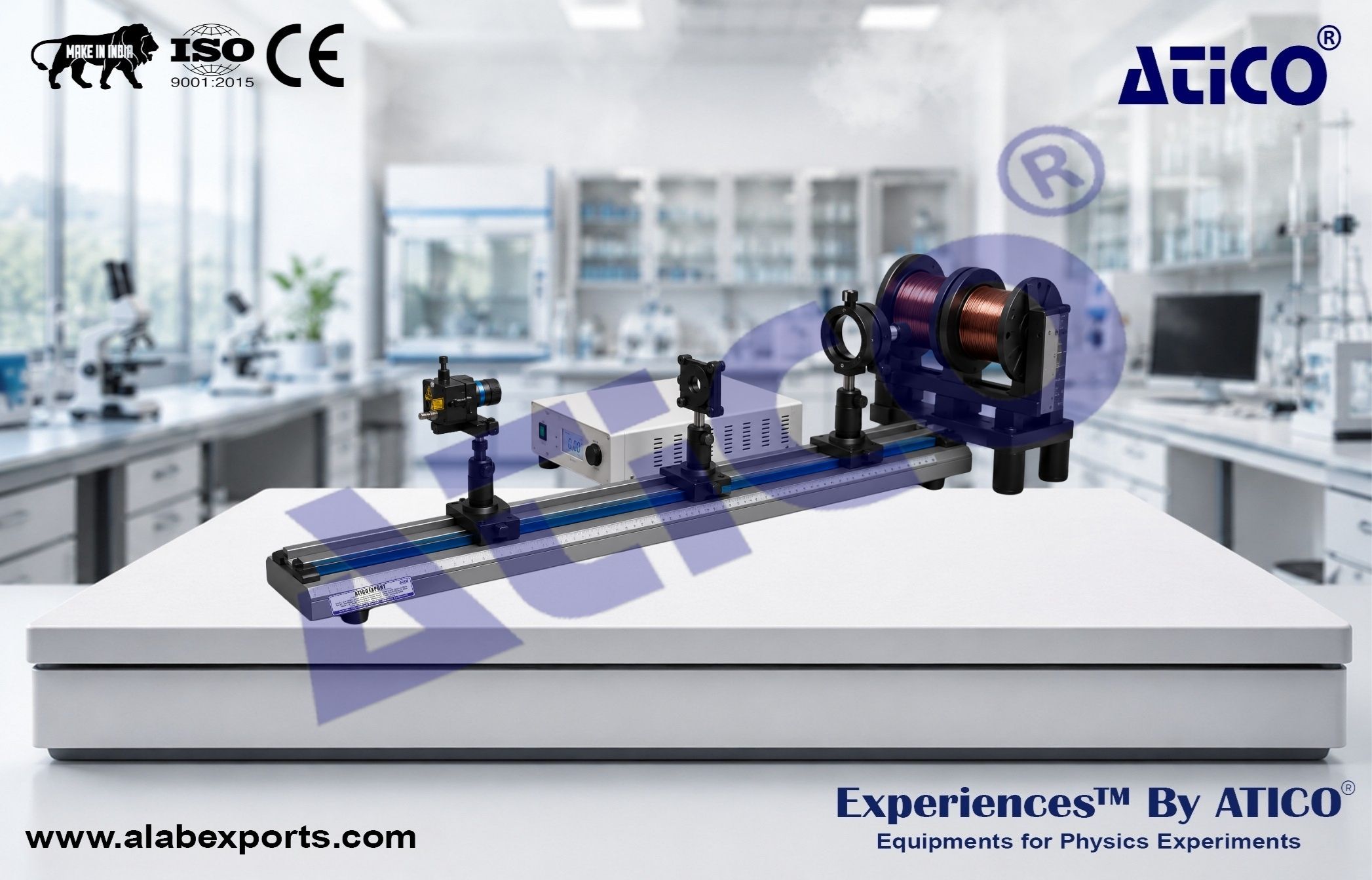 Zeeman Effect Apparatus with Electromagnet Advanced Physics Experiment
