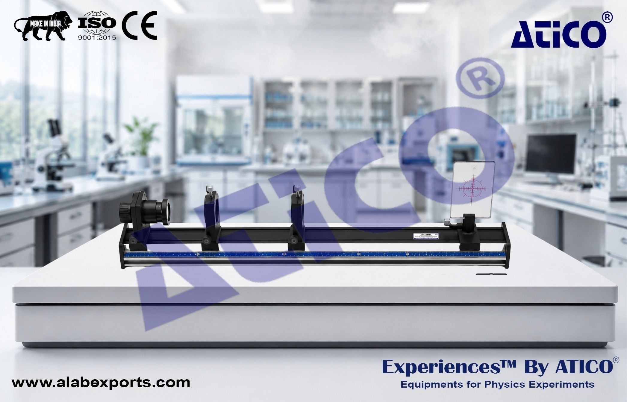 Focal Length and Refractive Index Set for Physics Concave Convex Lens Mirror Optical Instruments Eye Model Lab Experiment