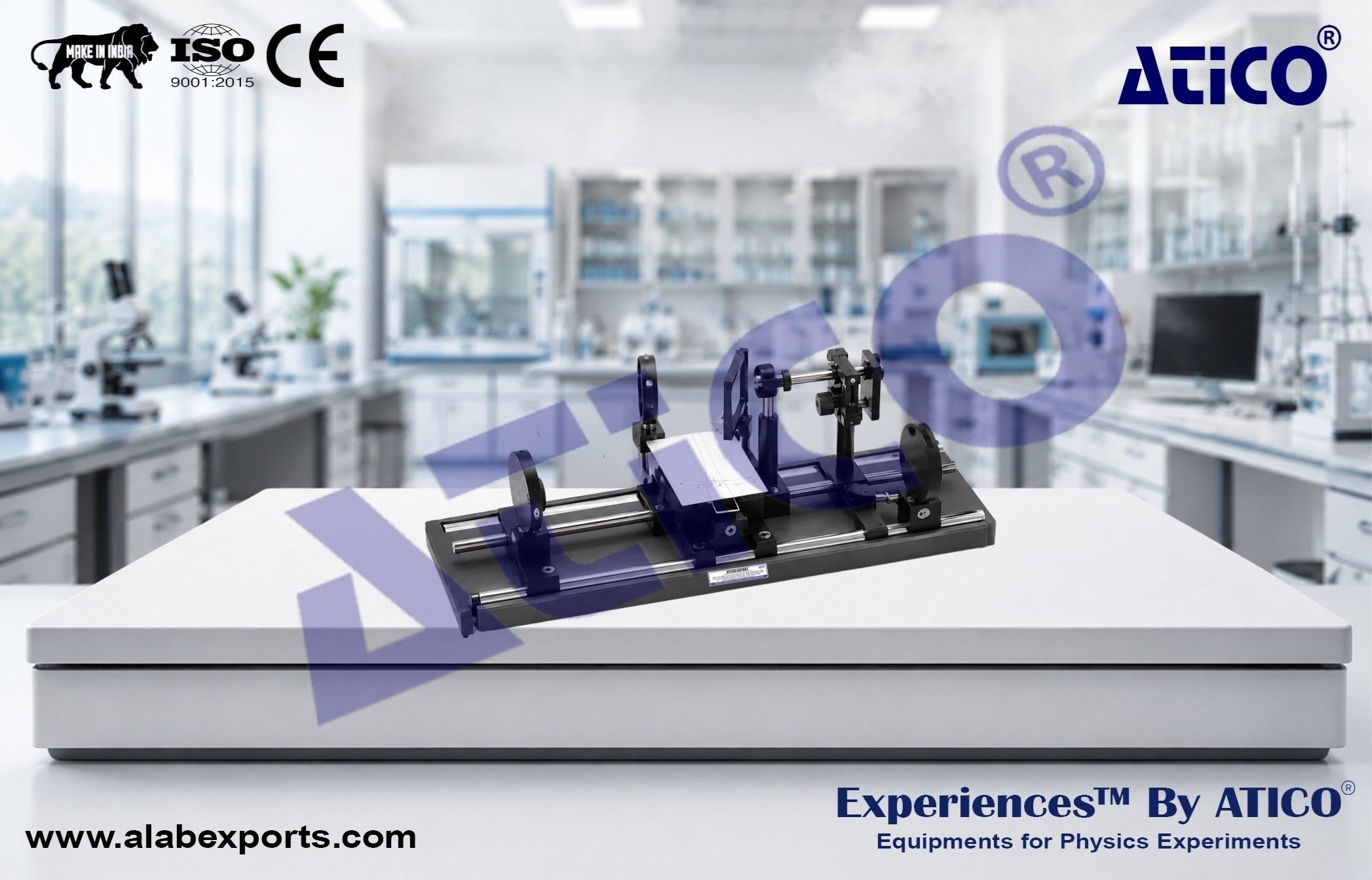 Advanced Interference Set for Physics Newton's Ring Lioyd's Mirror Michelson Interference lab Experiments