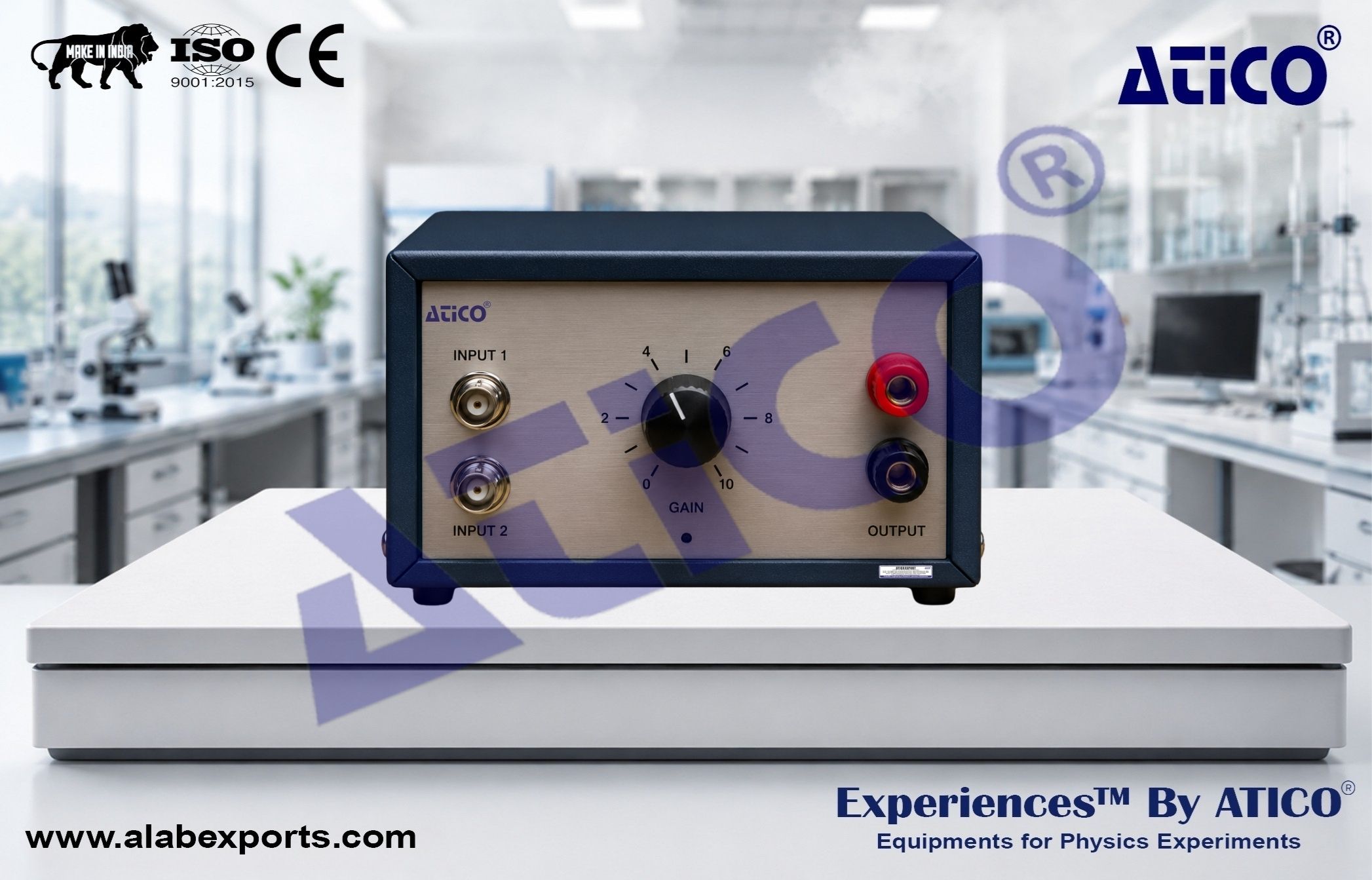 Power Audio Amplifier upper level physics experiments
