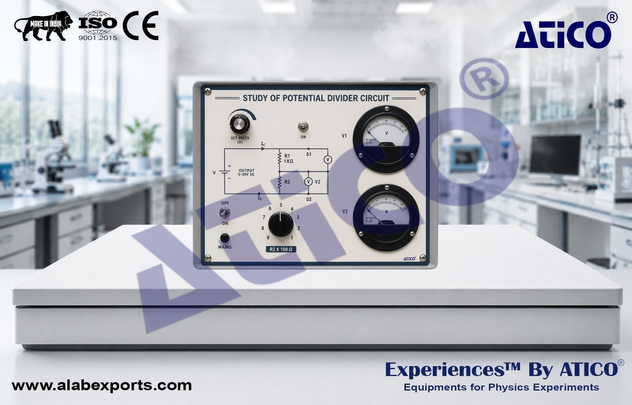 Potential Divider Circuit Physics Lab Experiment Kit