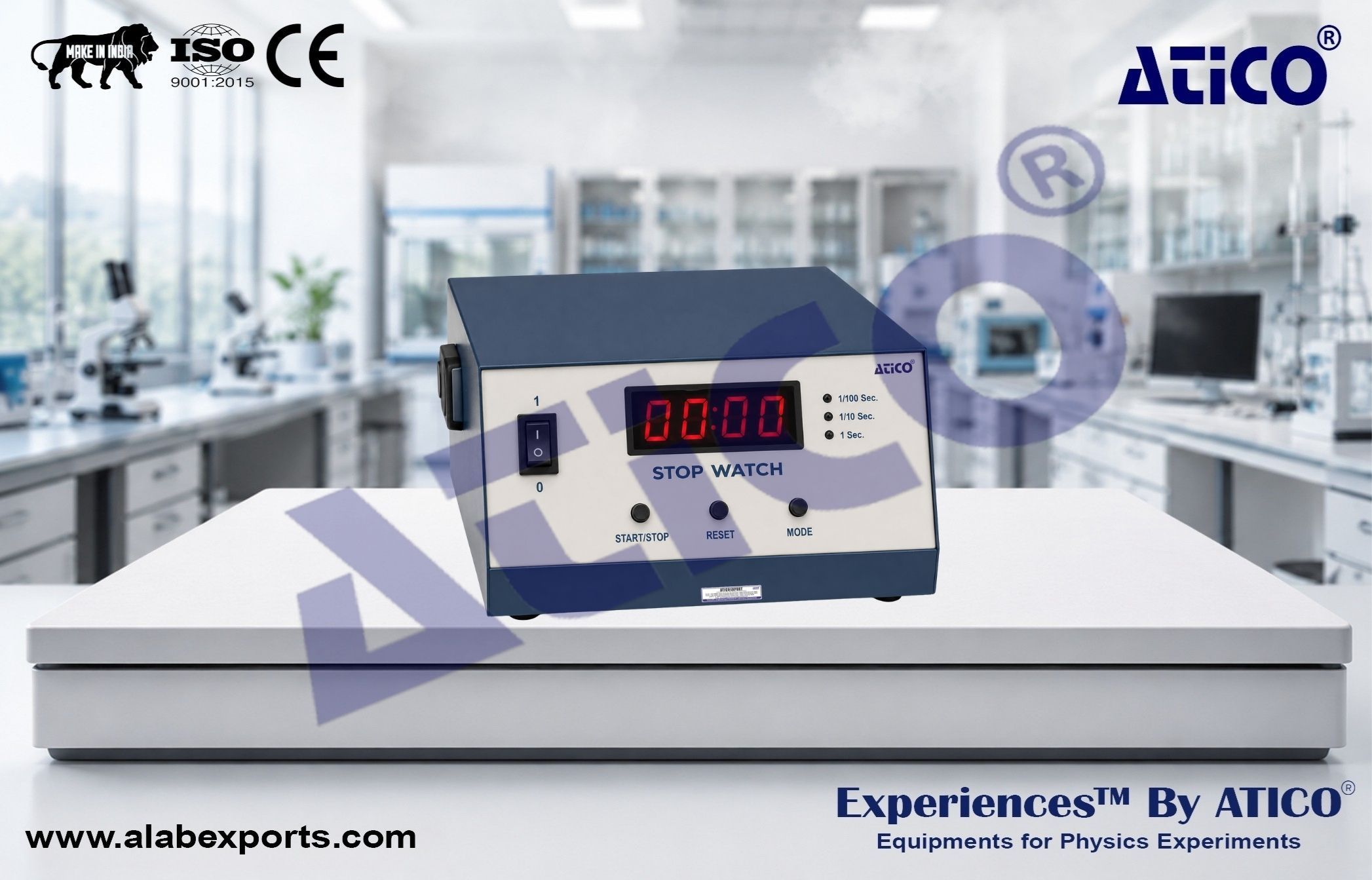 Digital Stop Clock for Physics Lab
