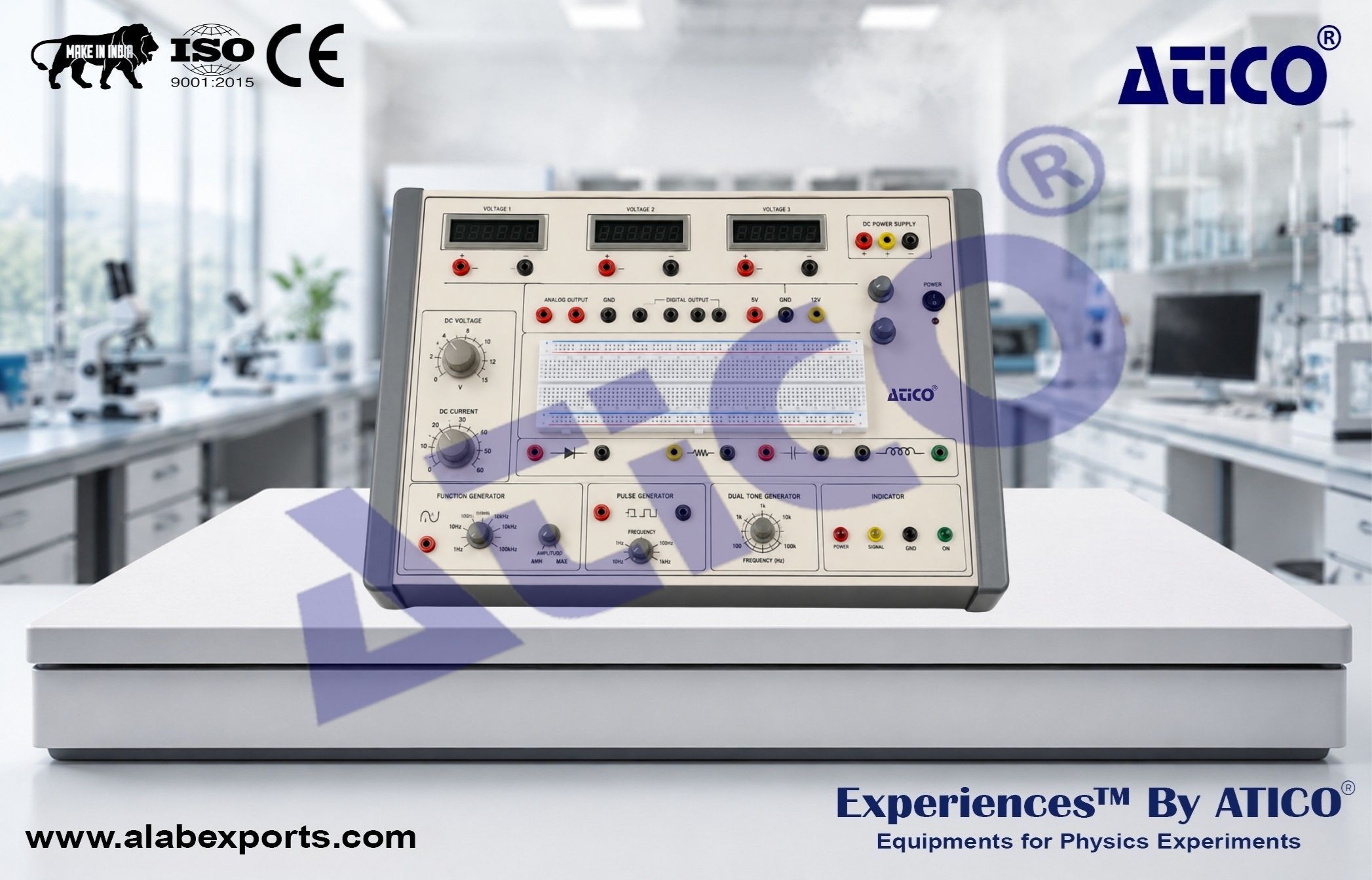 Compare The EMF Of Two Primary Cells Using DC Potentiometer for Physics Lab Experiments