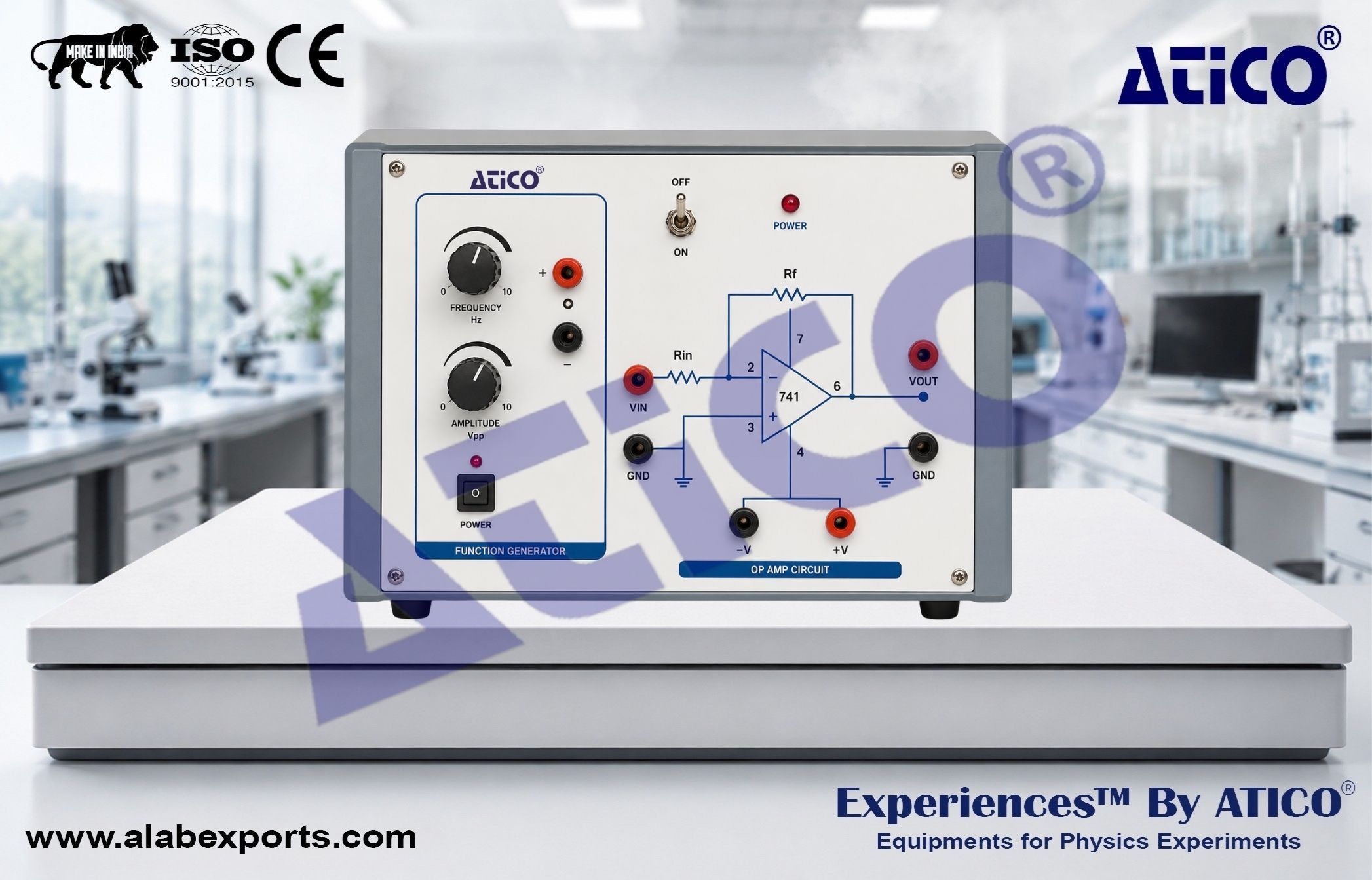Transistorized Differential Amplifier for Physics Lab Experiments