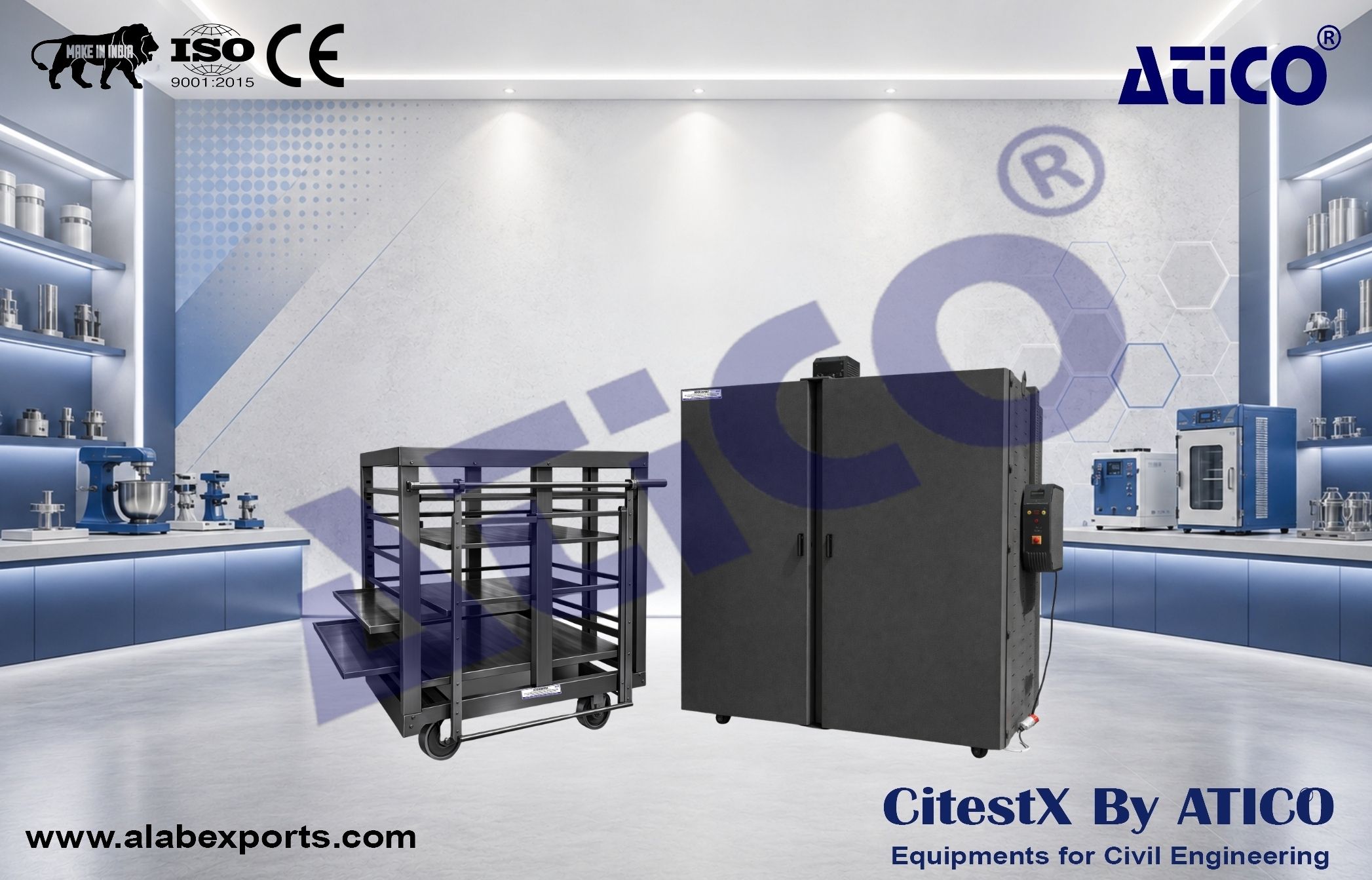 Drying Oven with Platform Cart