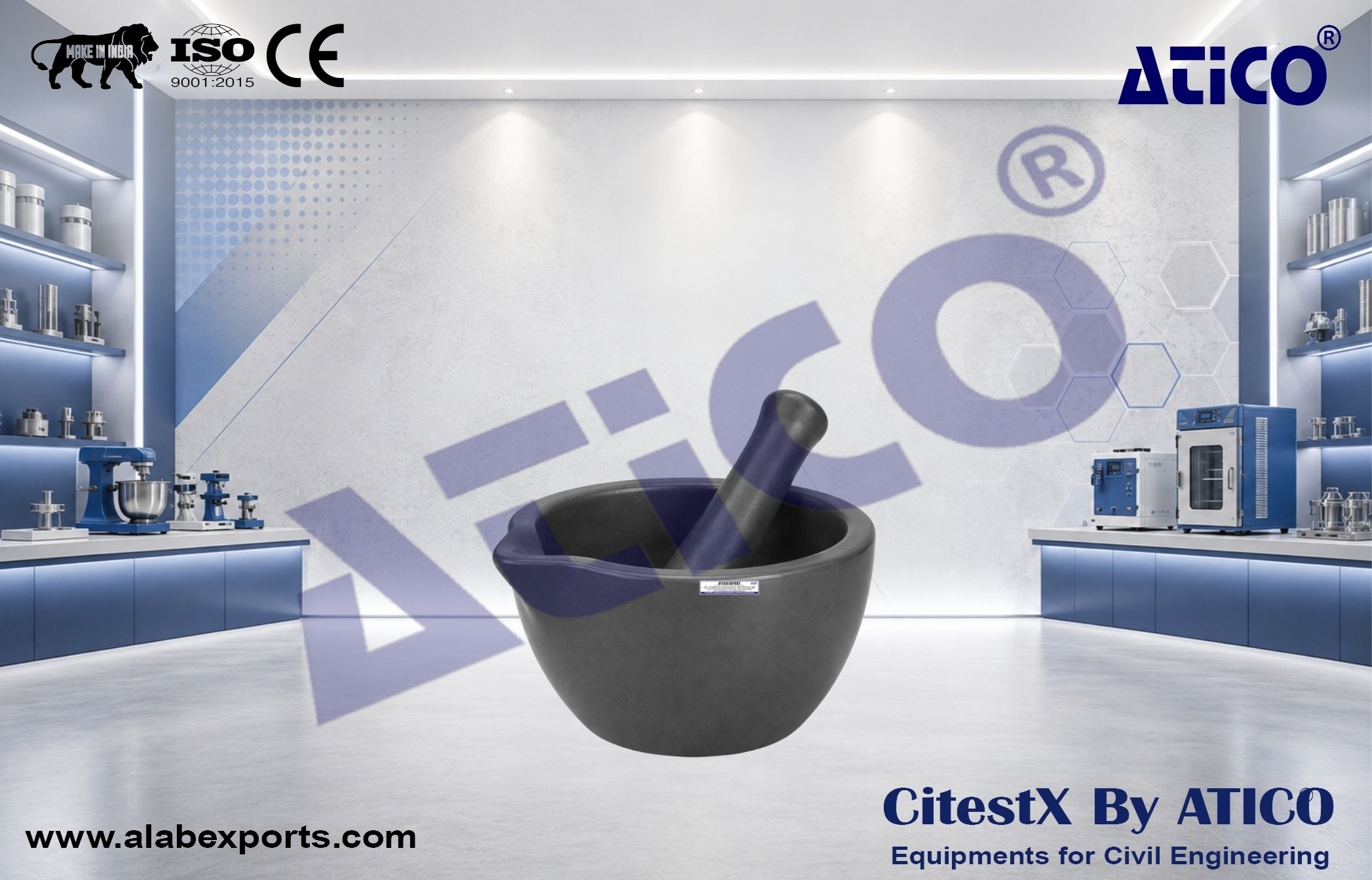 Porcelain Mortar with Pestle