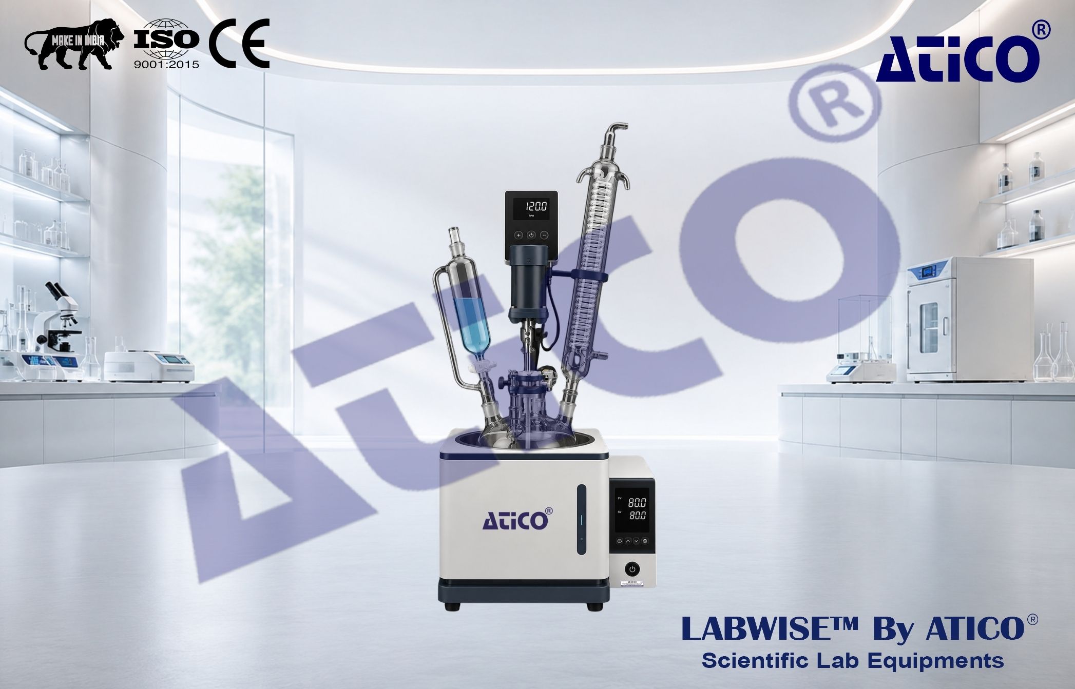 Single Glass Jacketed Reactor ALB359