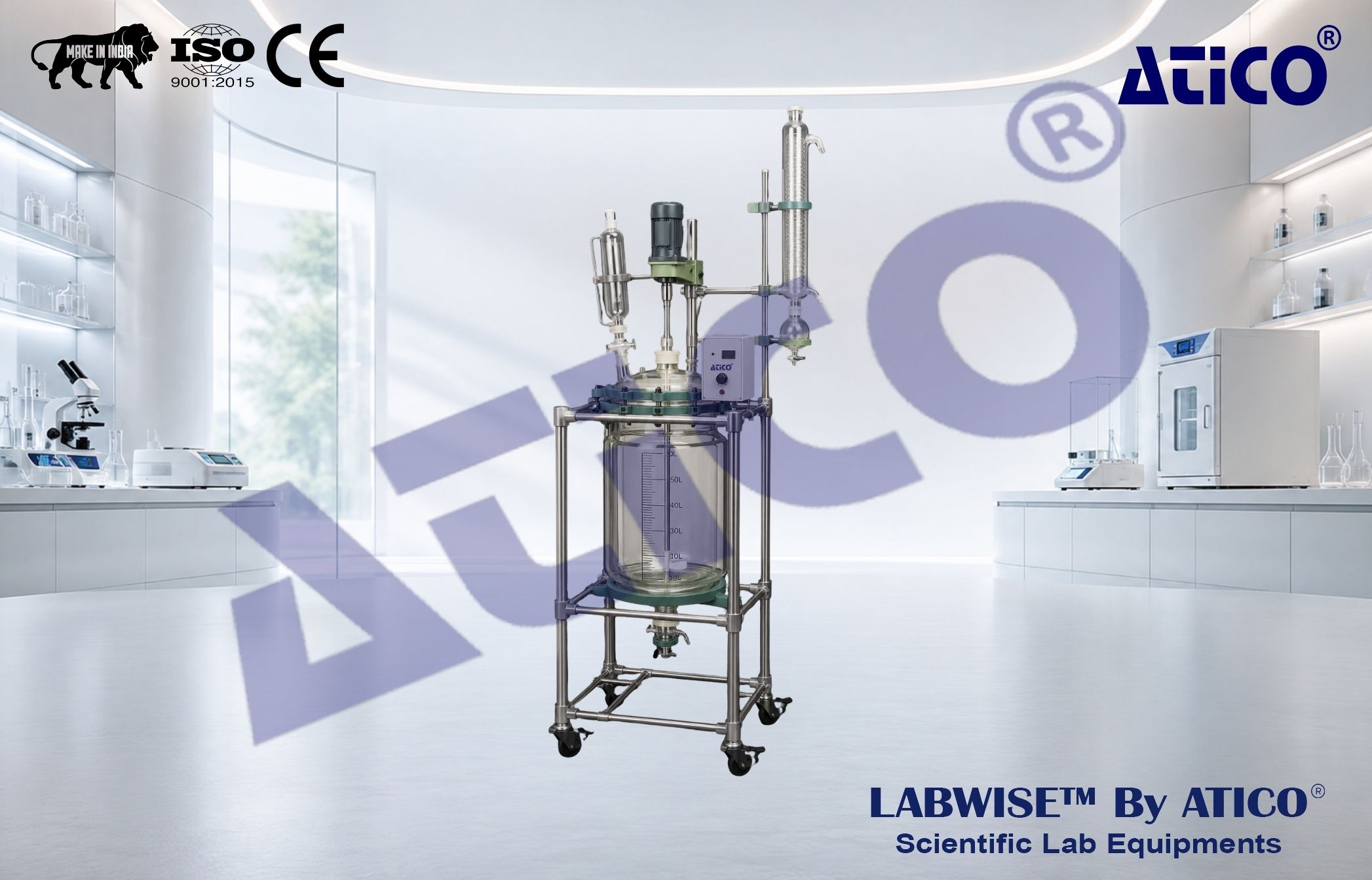 Jacketed Glass Reactor ALB366