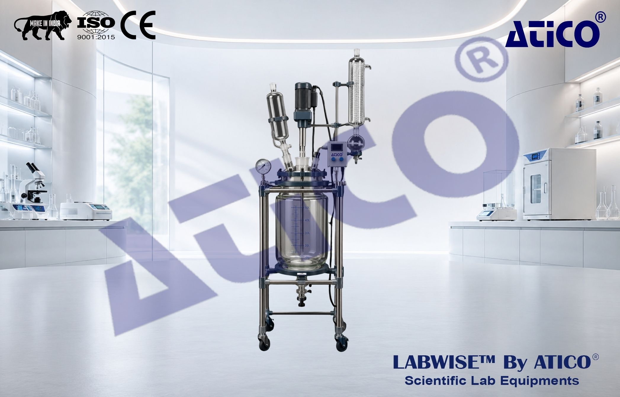 Jacketed Glass Reactor ALB368