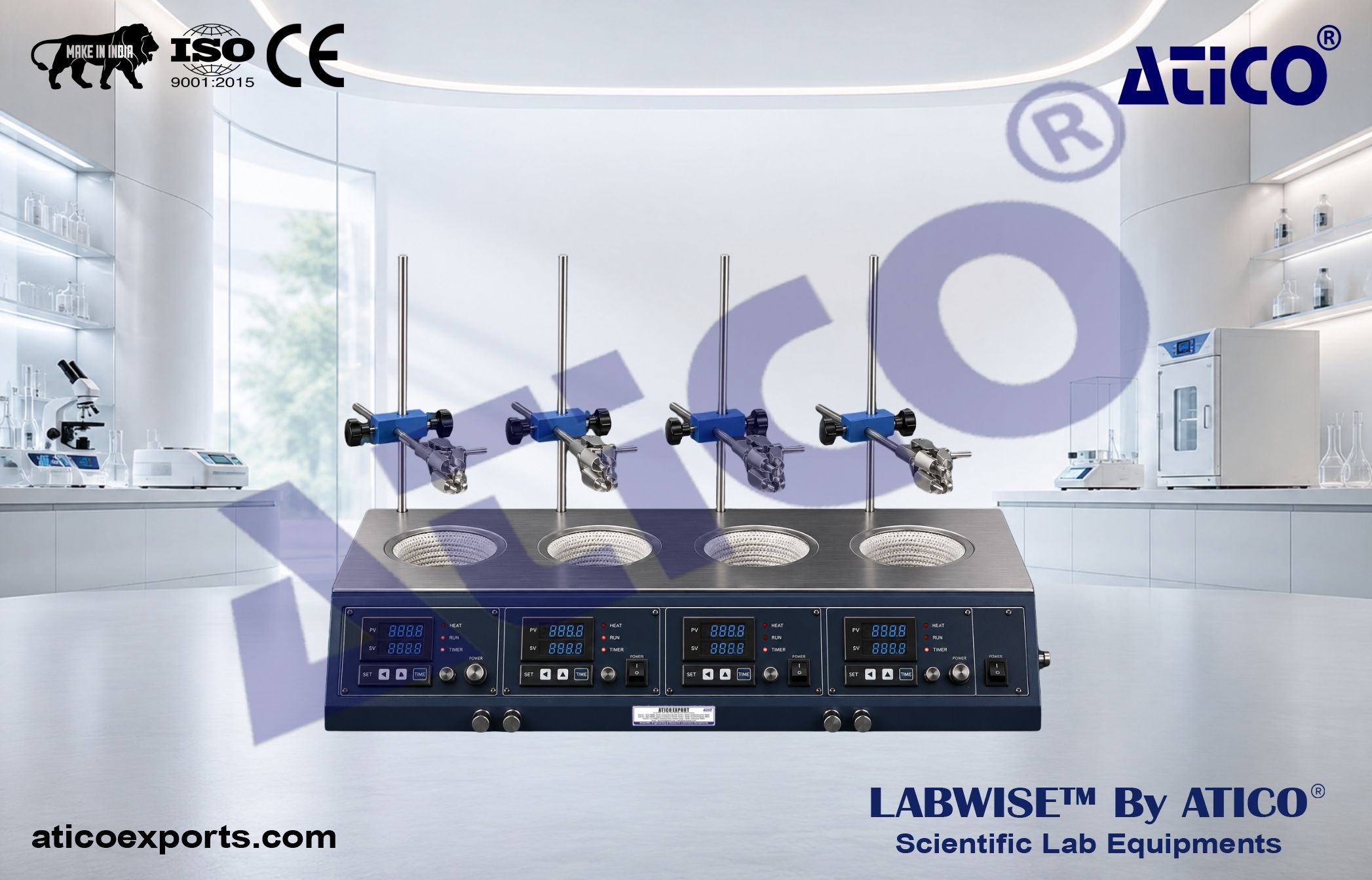 Analog 4-Position Heating Mantle ALB395