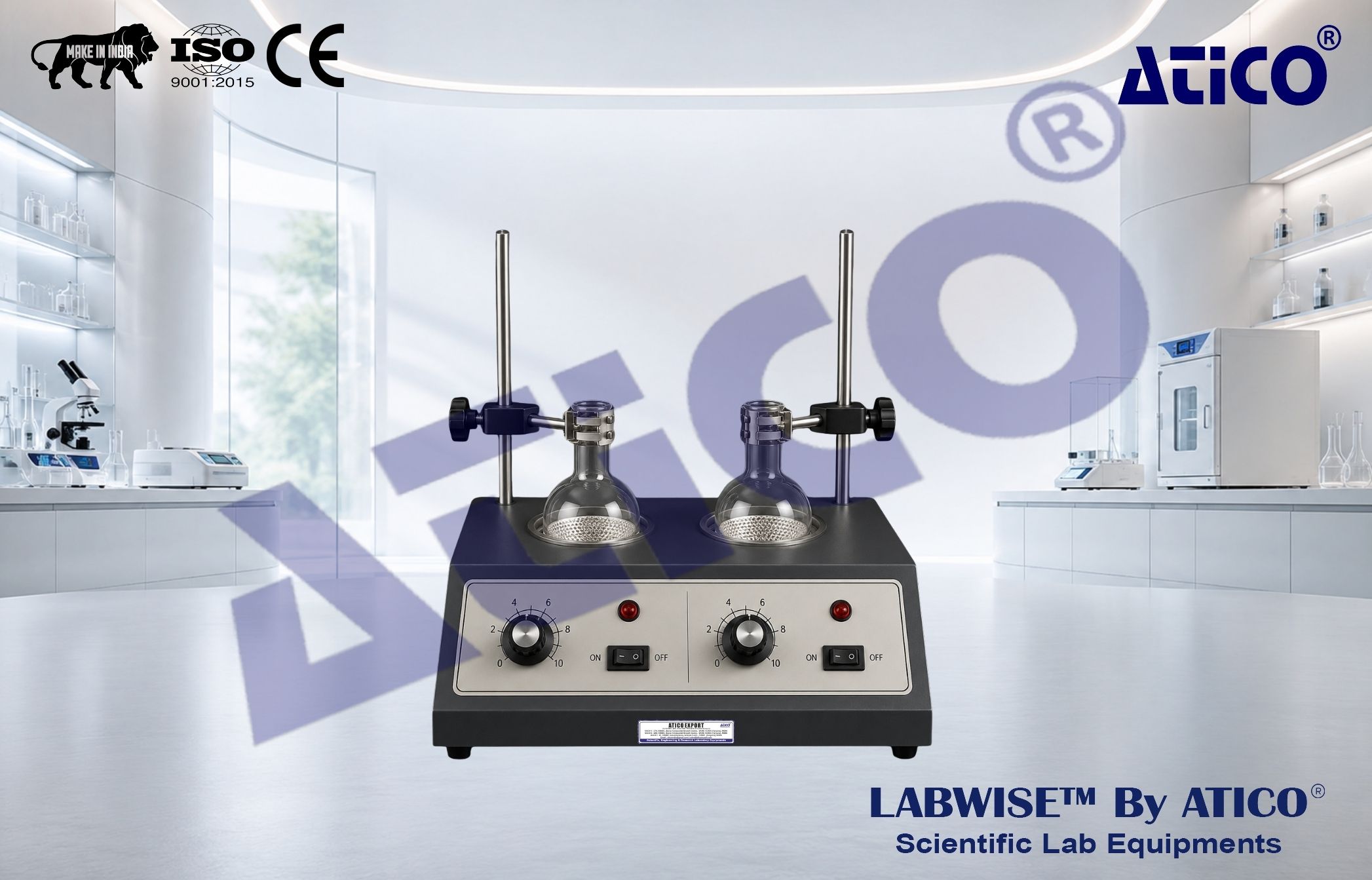 Analog 2-Position Heating Mantle ALB455