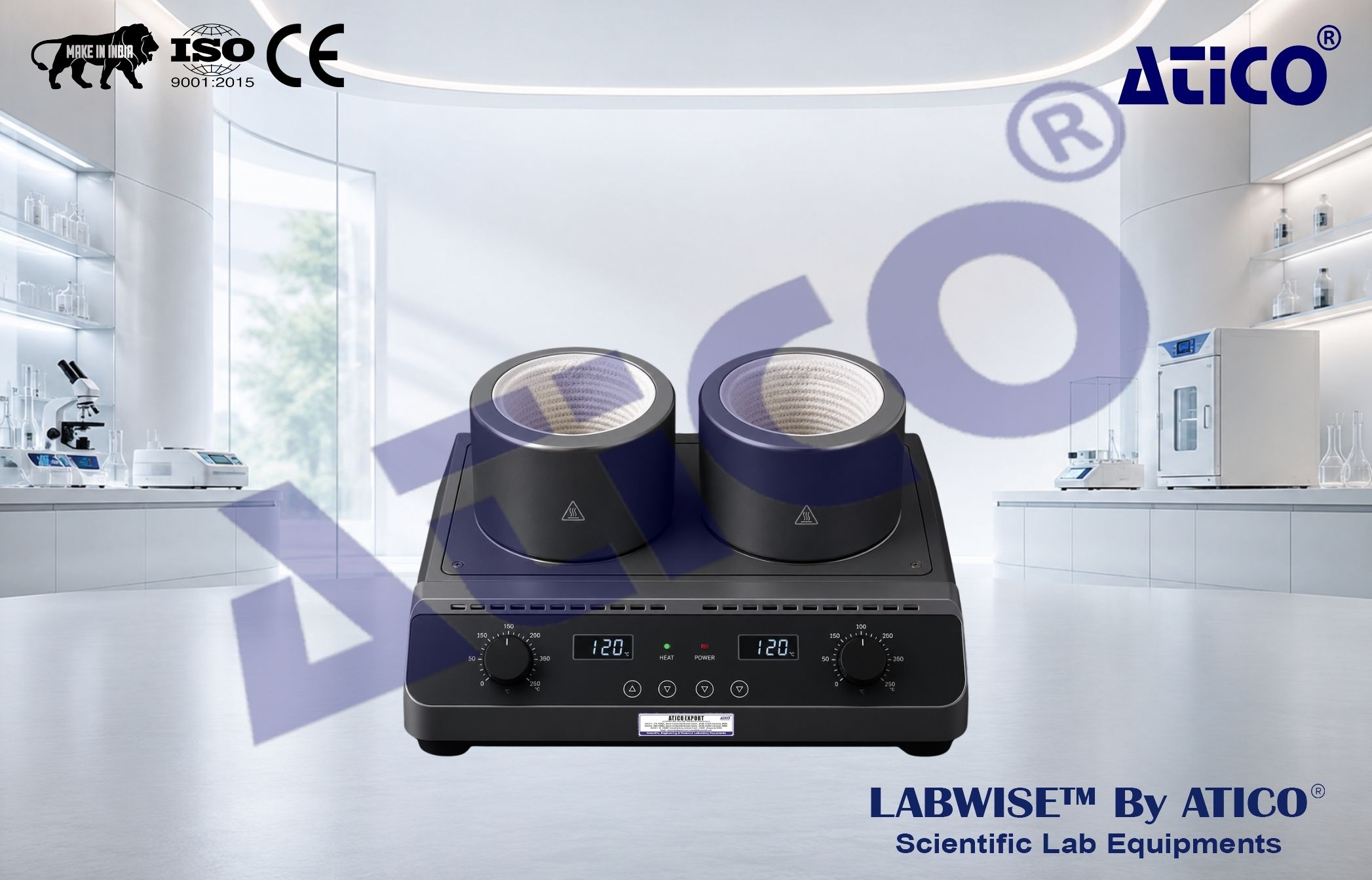 Analog 2-Position Heating Mantle ALB461