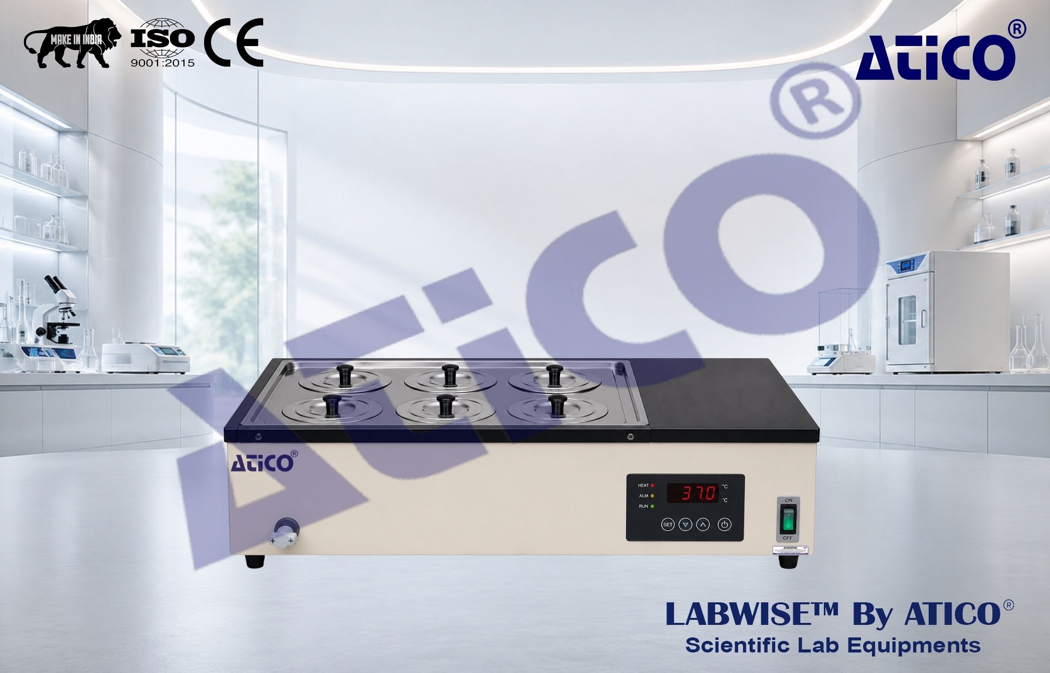 Eight Hole Thermostatic Water Bath