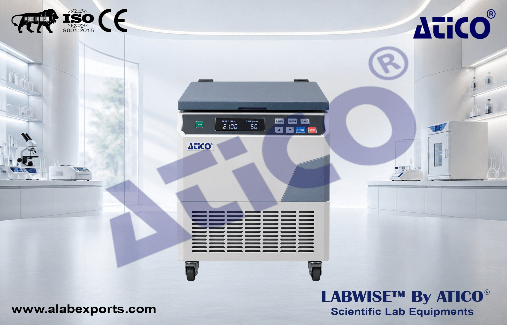 Decanting low speed centrifuge ALB758