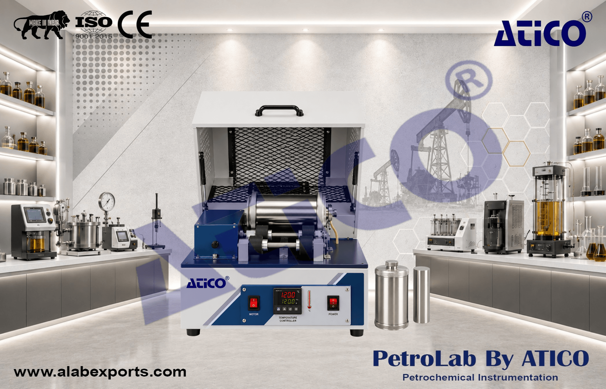Reid Vapor Pressure Bath for Fuel Testing Instrument