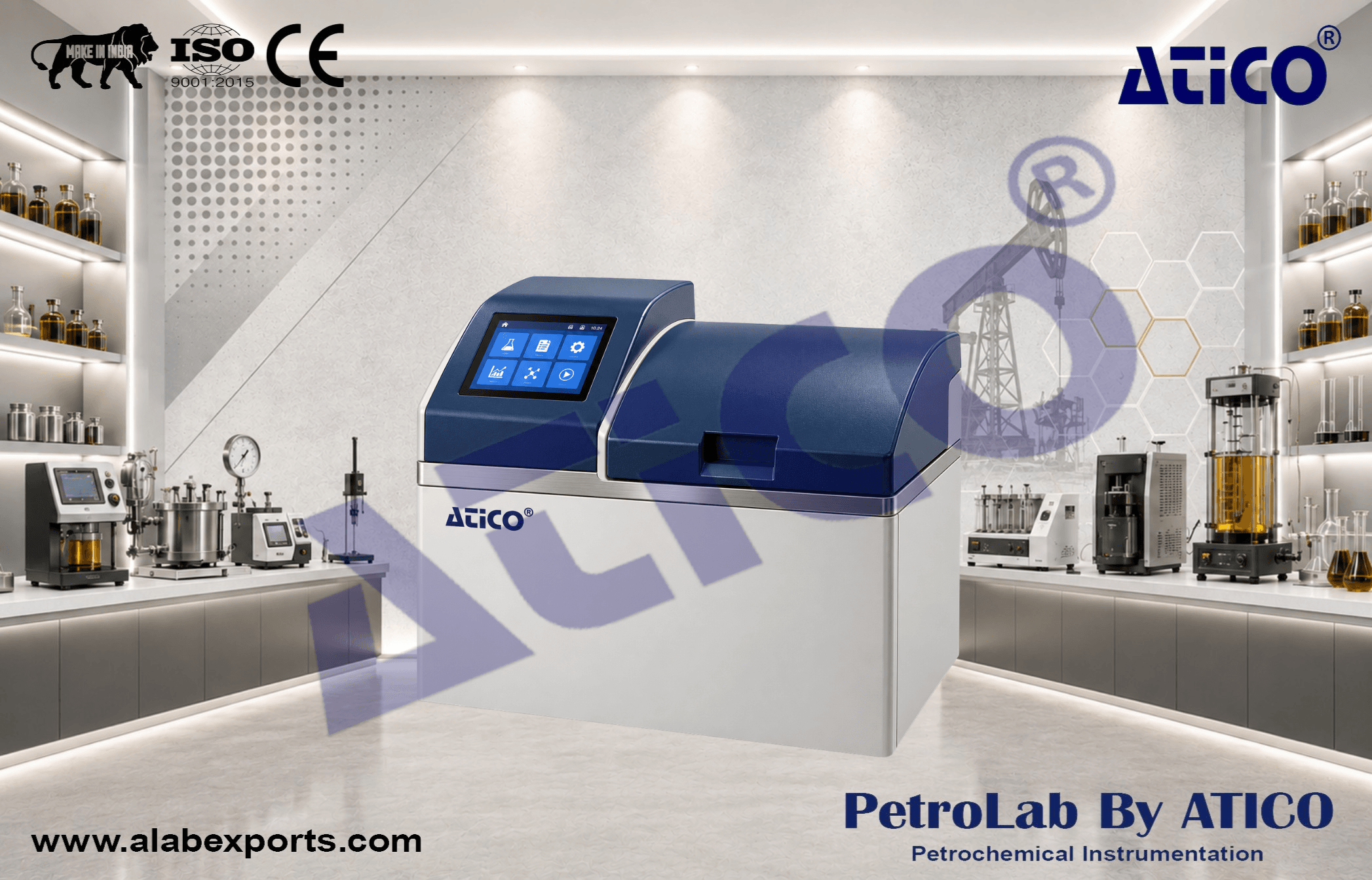 Semi Automatic Calorimeter for Oil Fuel and Petroleum Testing Instruments