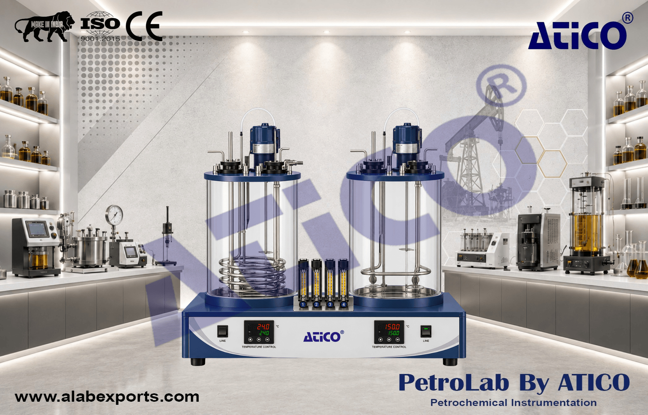 Dual Twin Foaming Characteristics Test Apparatus for Oil Fuel and Petroleum Testing Instruments
