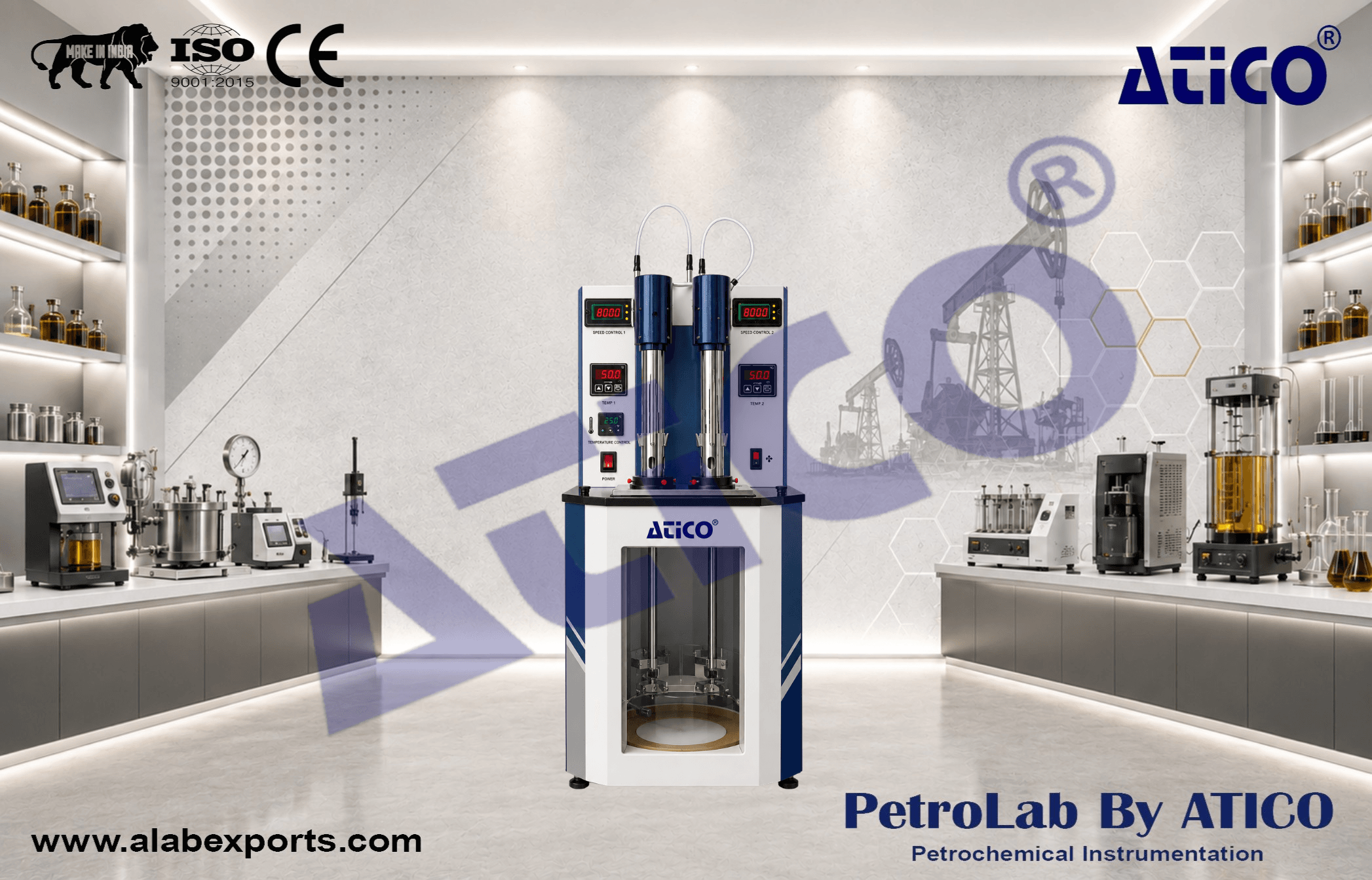 Demulsibility Bath for Oil Fuel and Petroleum Testing Instruments