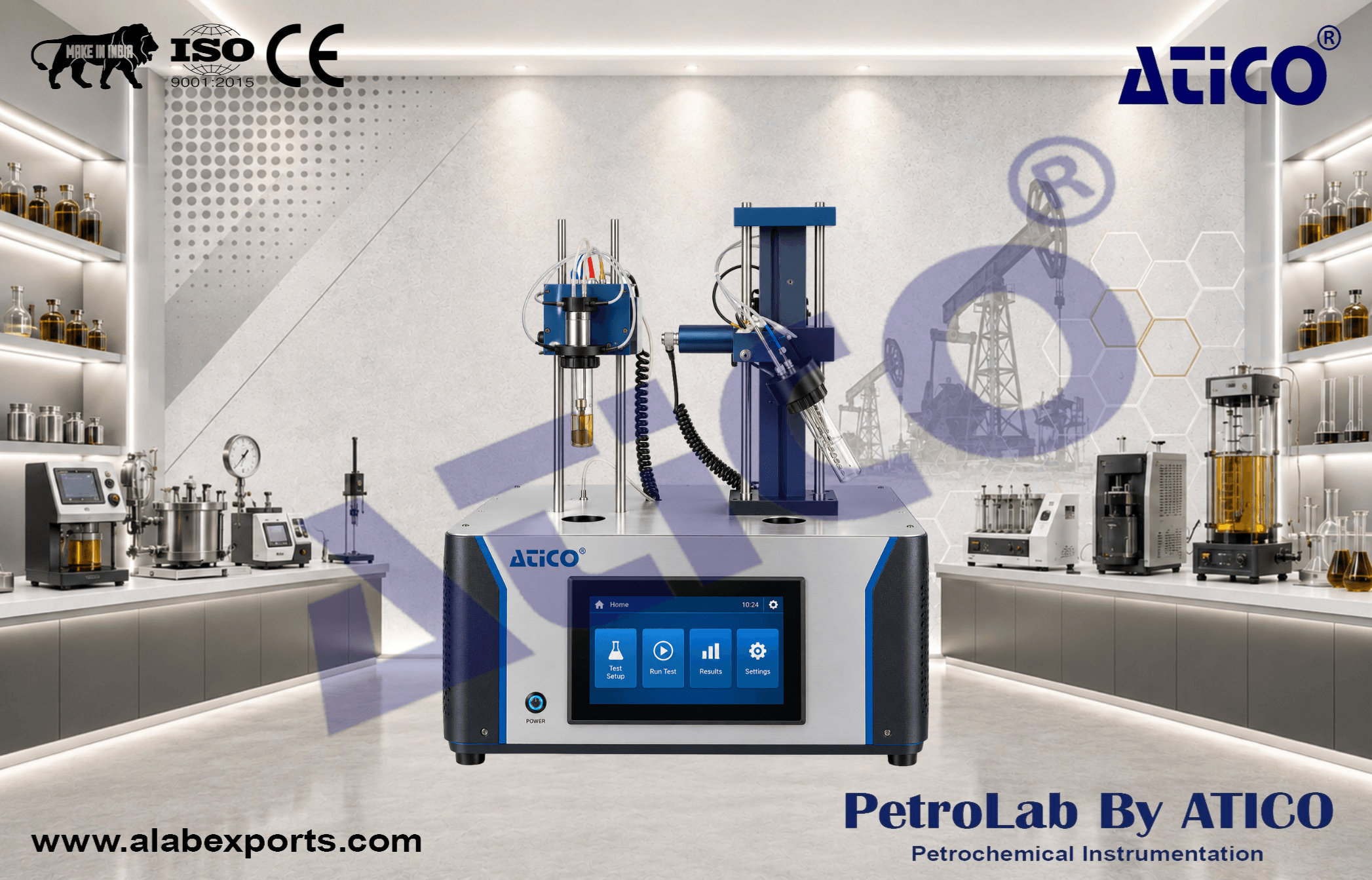 Configurable Multi Unit Freezing, Cloud, Pour for Oil Fuel and Petroleum Testing Instruments