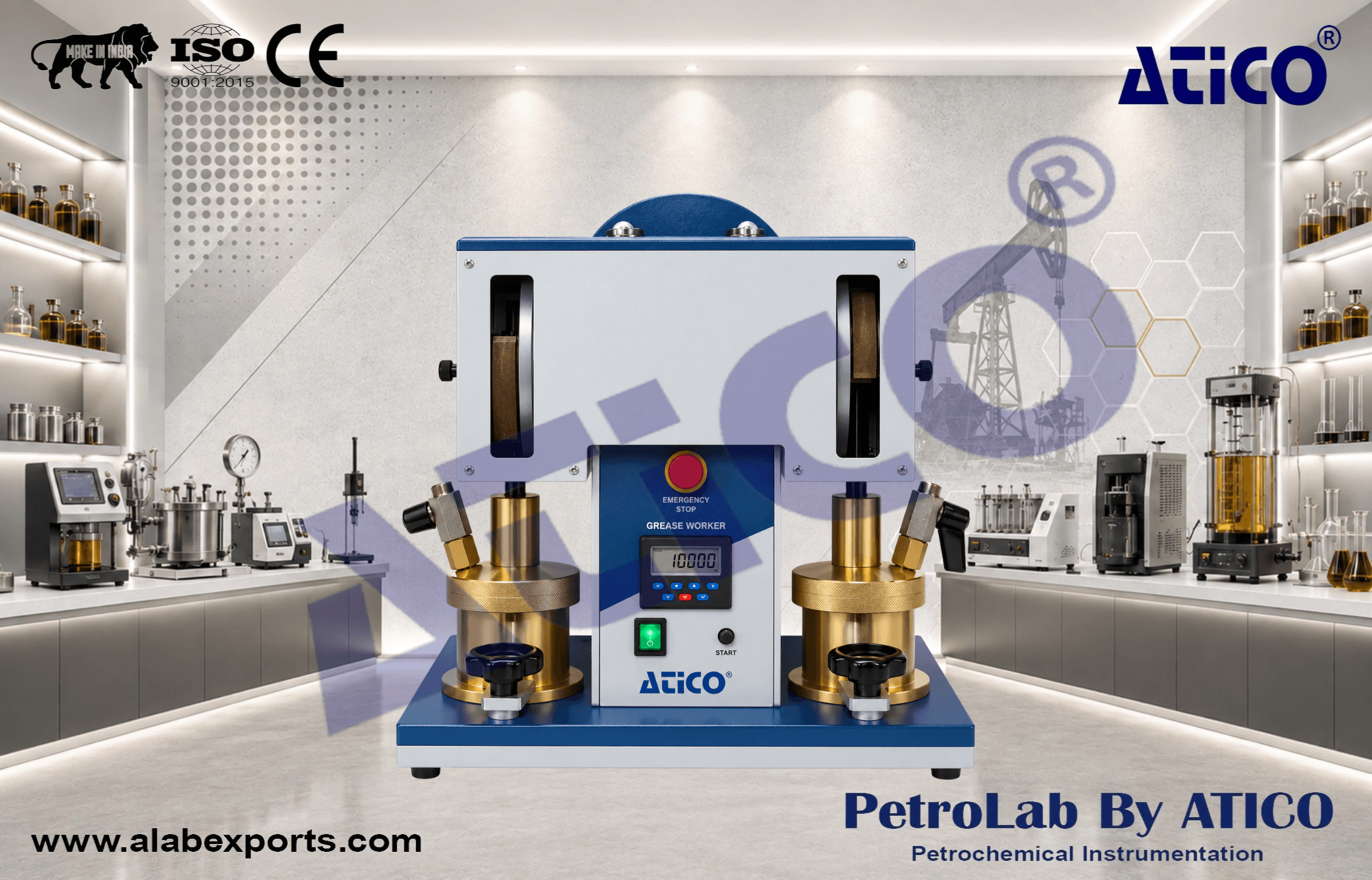 Automatic Grease Mixer ASTM D1403 , ASTM D217 and ASTM D7342 for developing and manufacturing laboratory test equipment