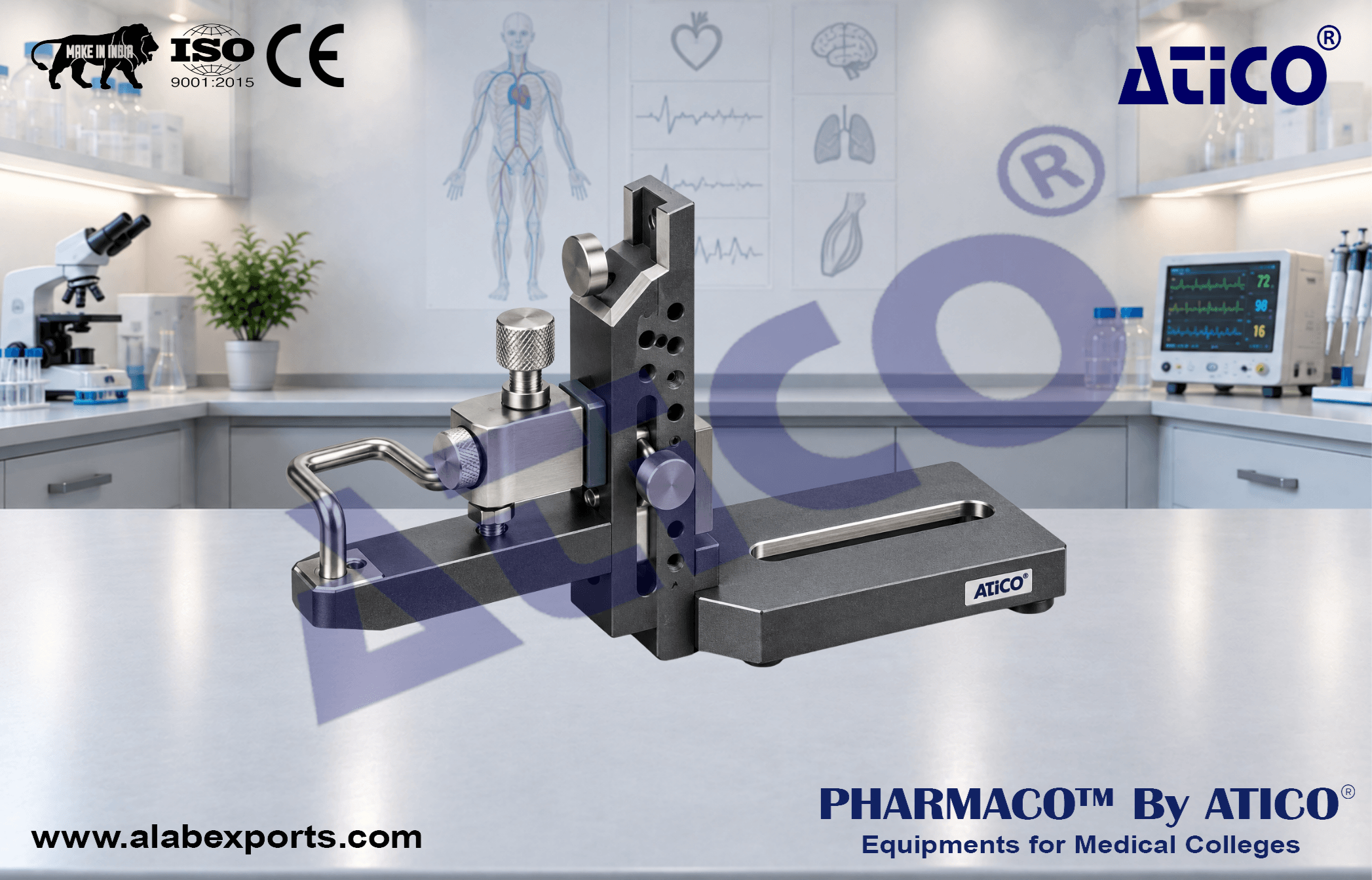 Stereotaxic Species Adapters for Stereotaxic Instruments for Physiology Lab