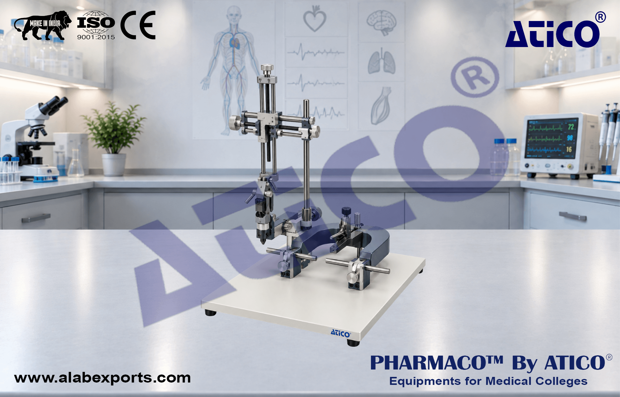 Digital UFrame Stereotaxic Instruments for Physiology Lab