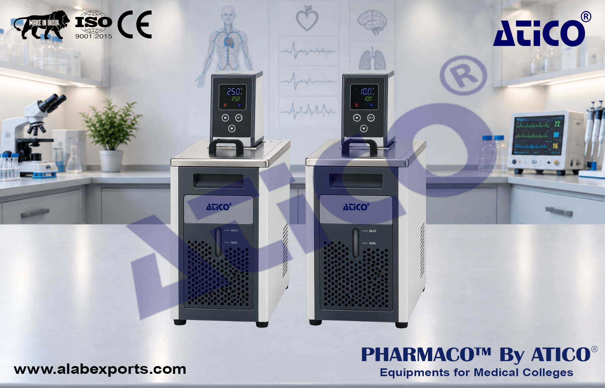 Refrigerated Circulating Baths for Physiology Lab