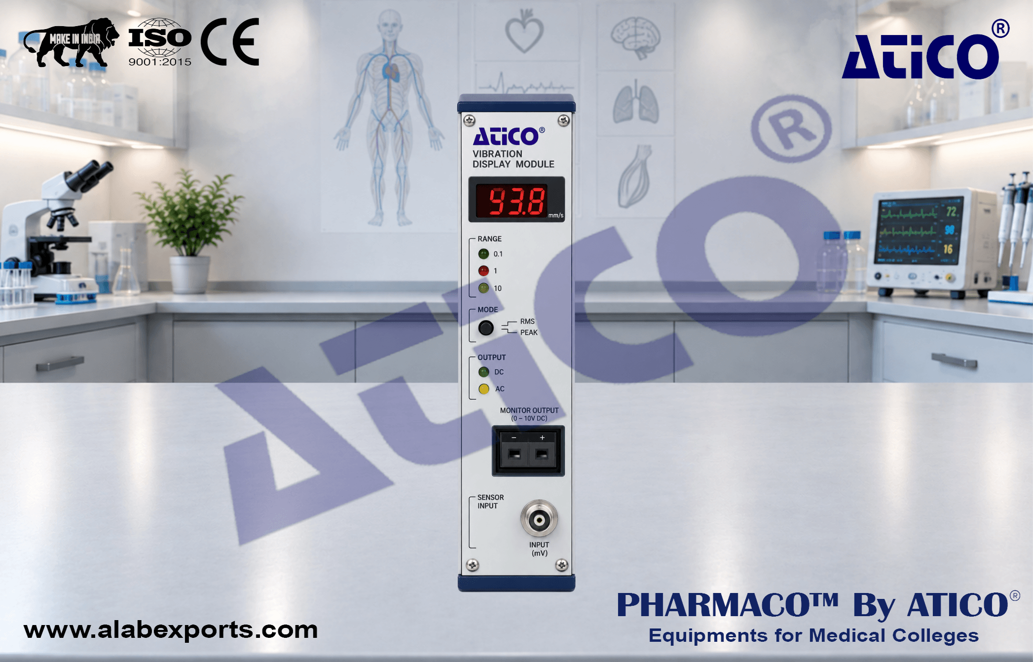 Thermocouple Amplifier Module for Physiology Lab