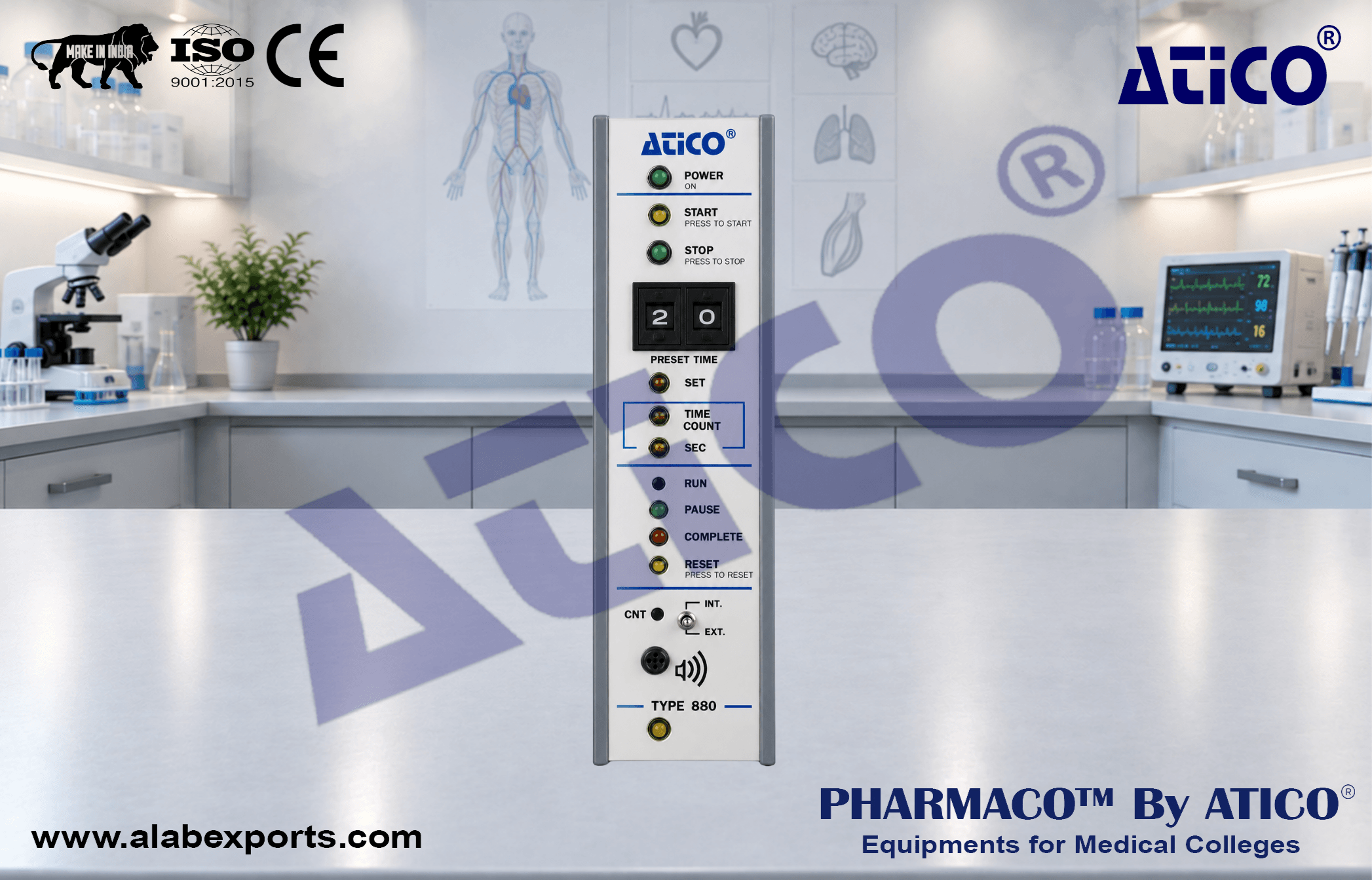 Timer Counter Module for Physiology Lab