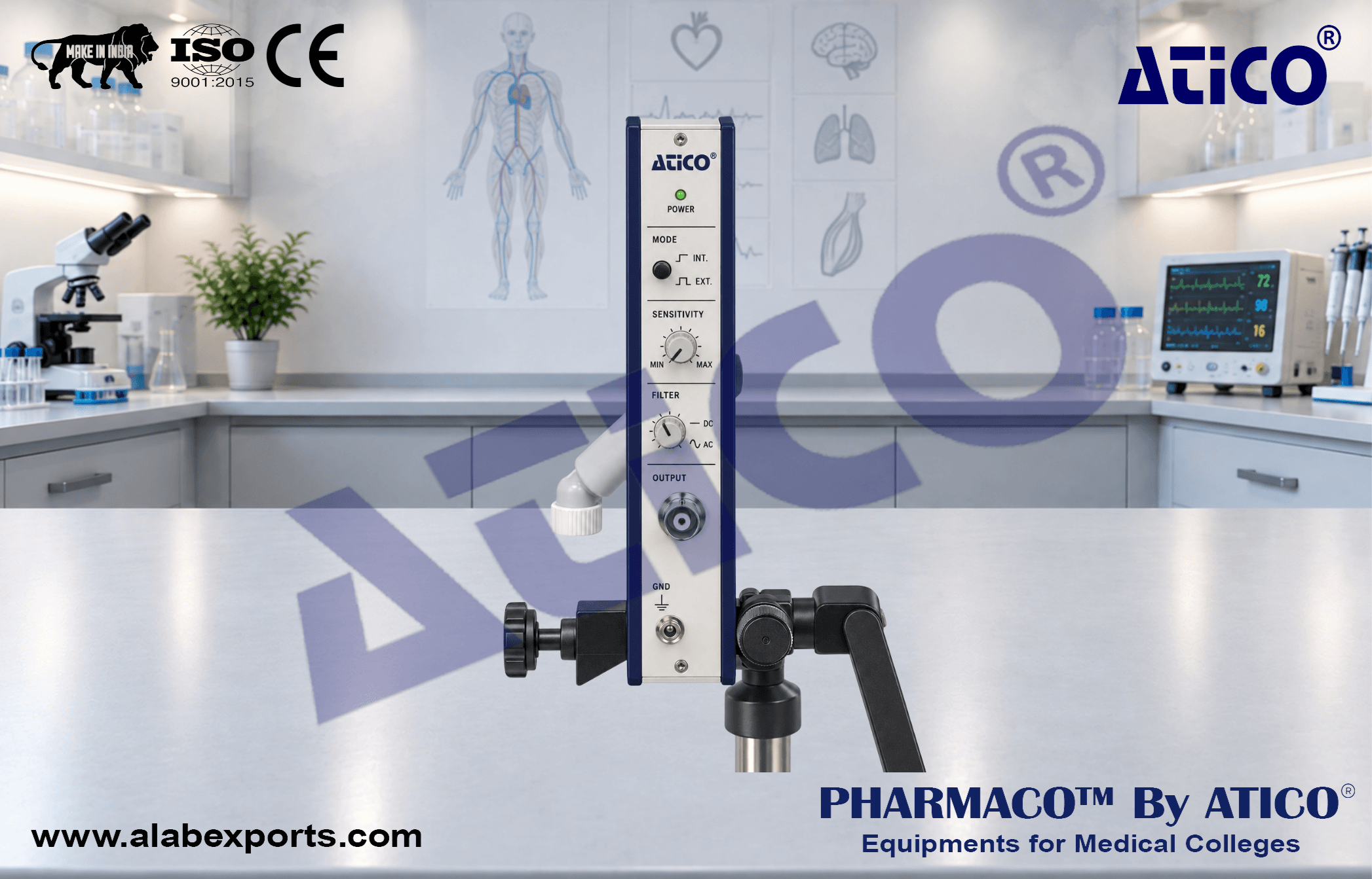 R Wave Trigger Module for Physiology Lab