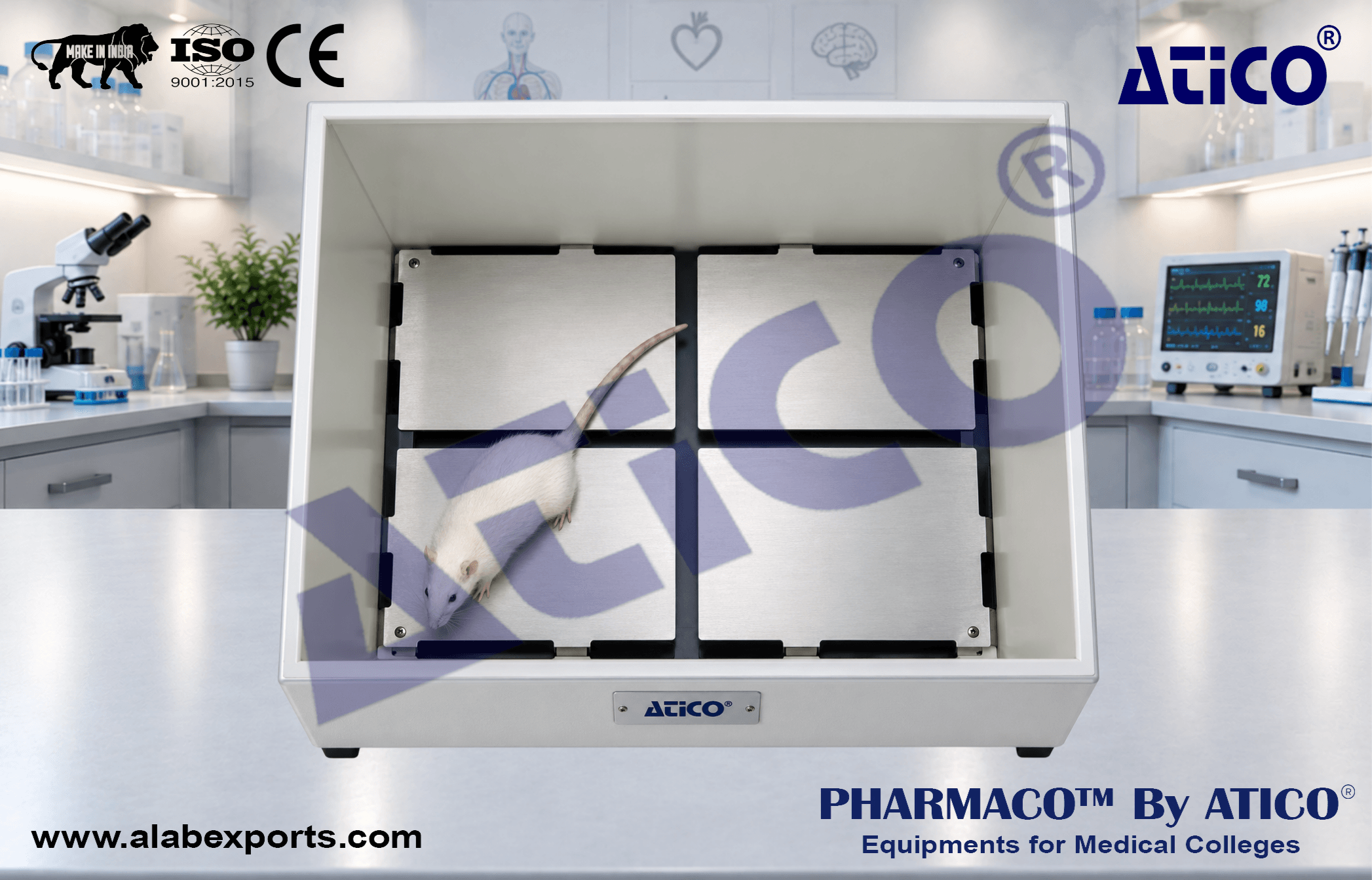 Four Plate Box Aron Test for Behavioral Research test