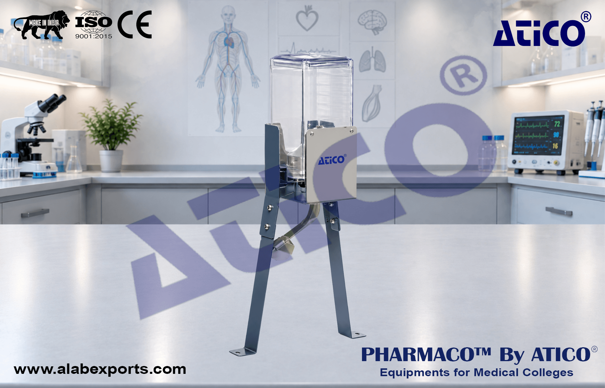 Water Support Option for Forced Exercise Bed for Physiological Research Instrumentation