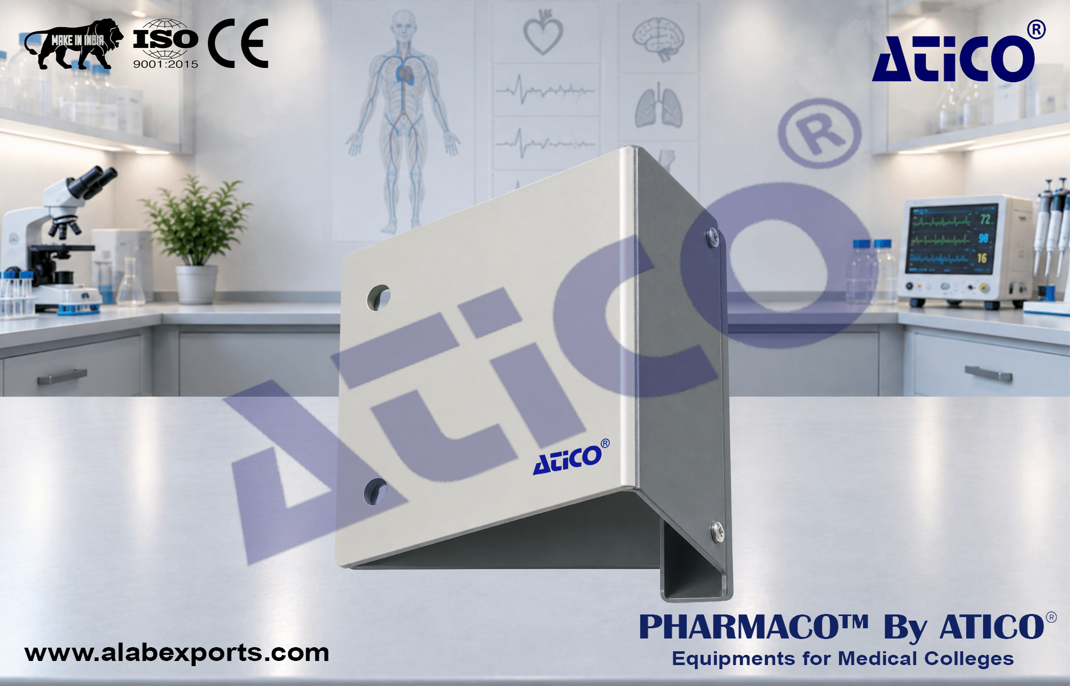 Food Hopper Bracket for Physiological Research Instrumentation