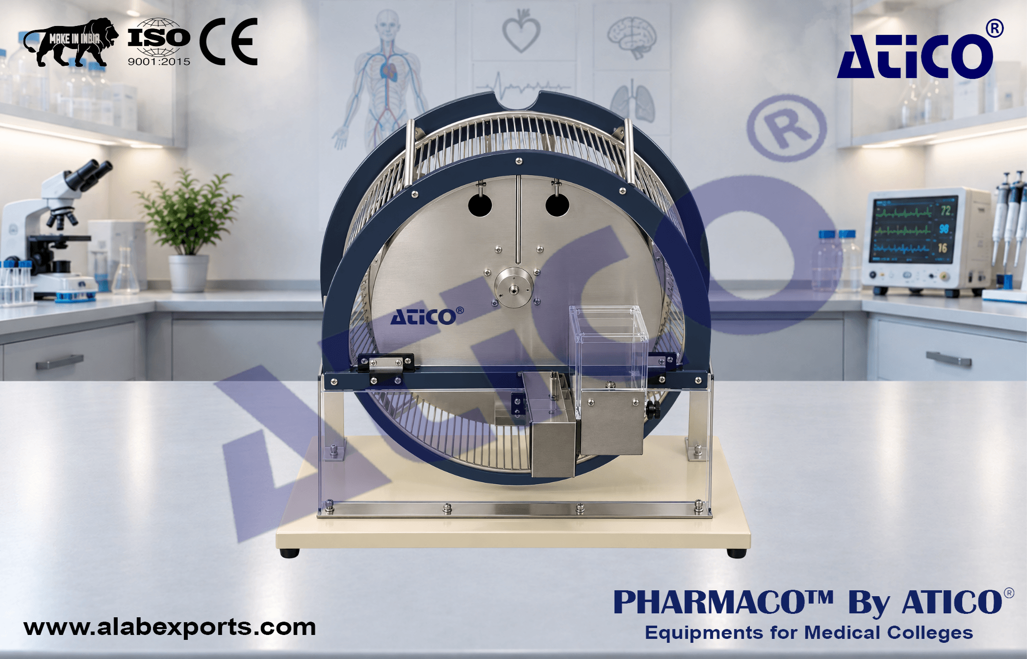 Motorized Wheel for Tethered Rat for Physiological Research Instrumentation