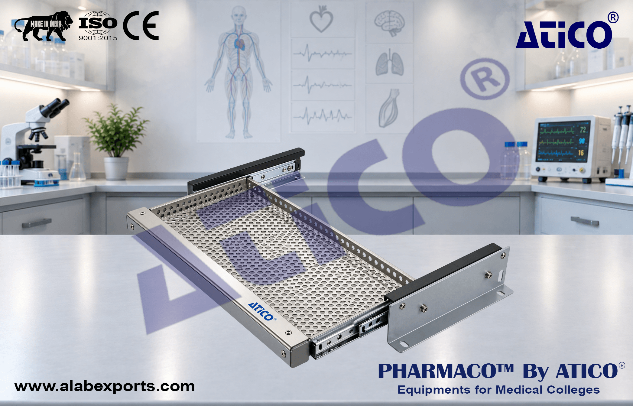 Mouse cNOR-OL Experiment Chamber Sliding Floor for Physiological Research Instrumentation
