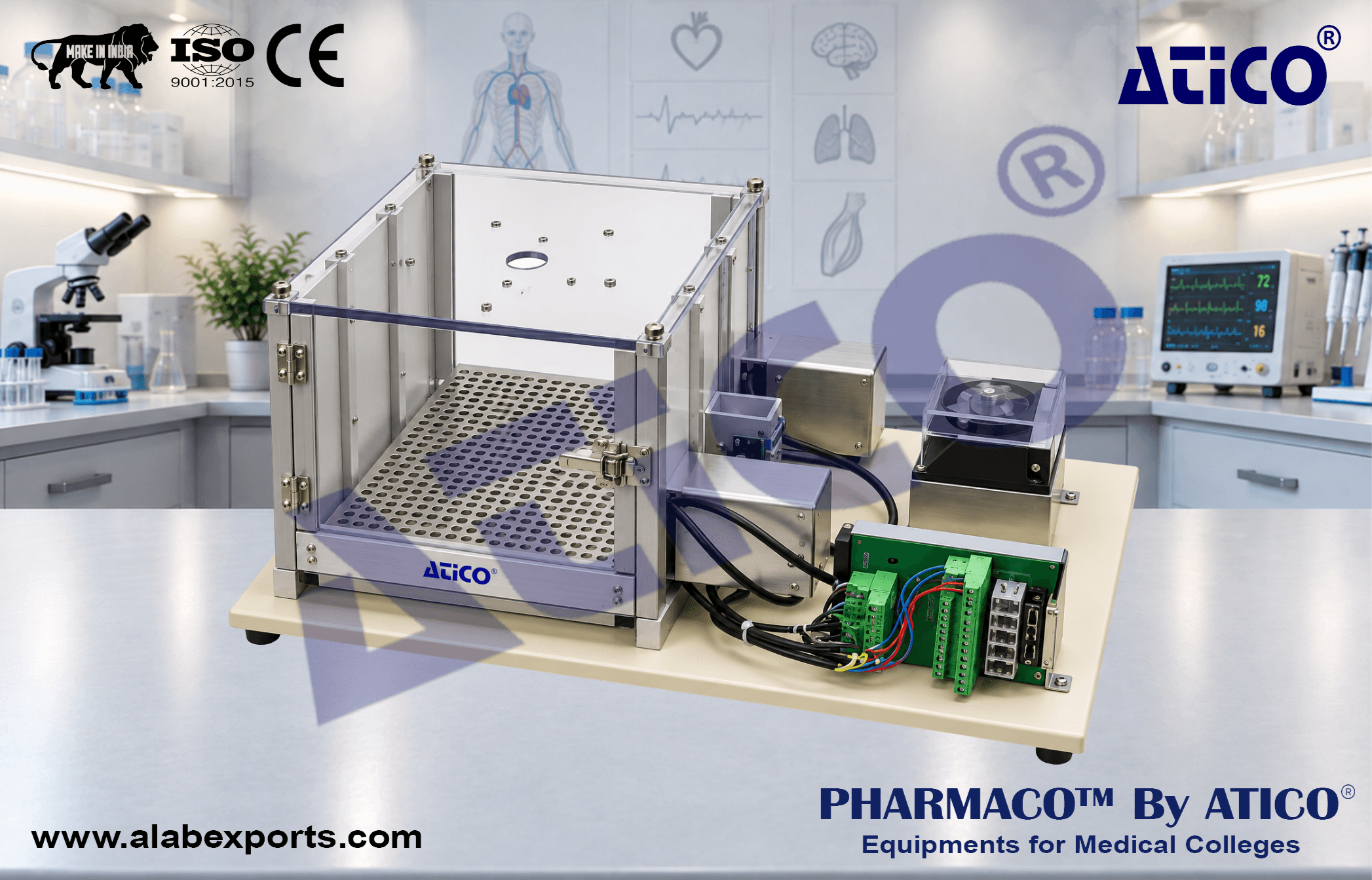 Mouse Modular Test Chamber NS for Physiological Research Instrumentation